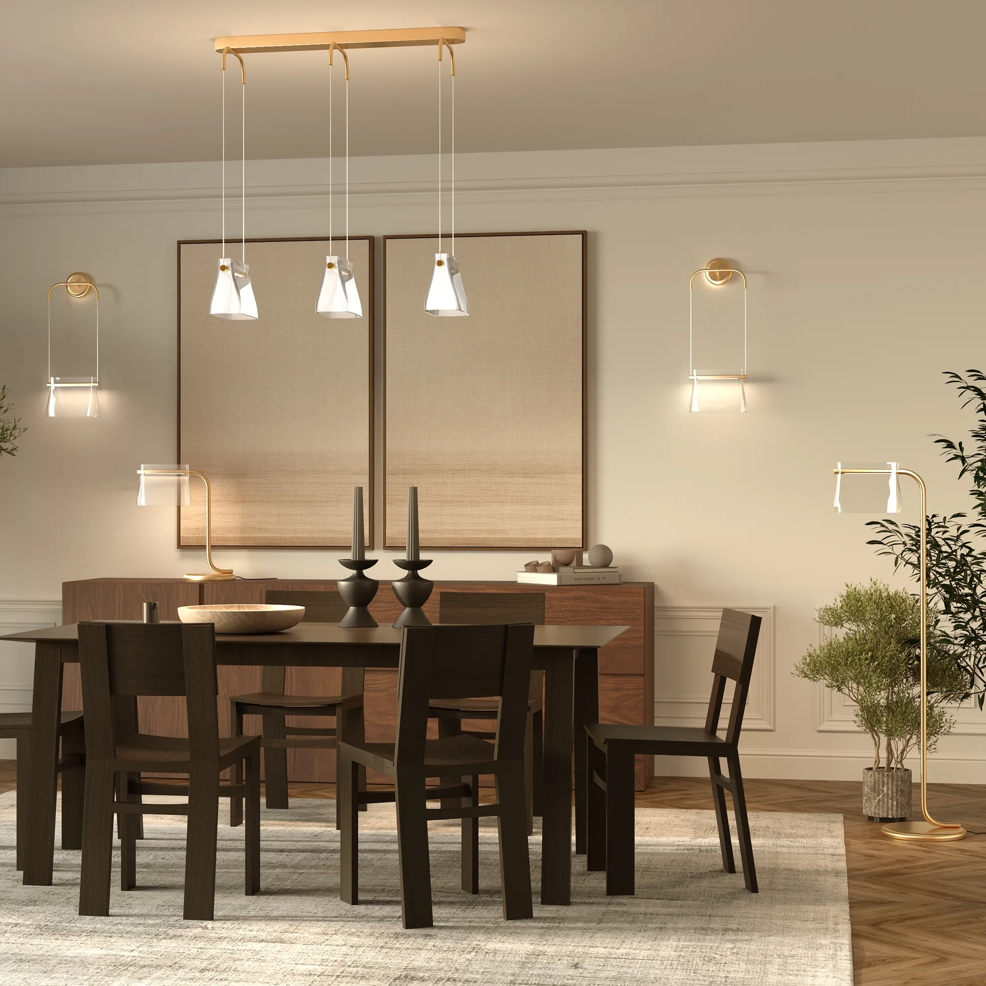 картинка Подвесной светильник Maytoni MOD170PL-L24BS3K