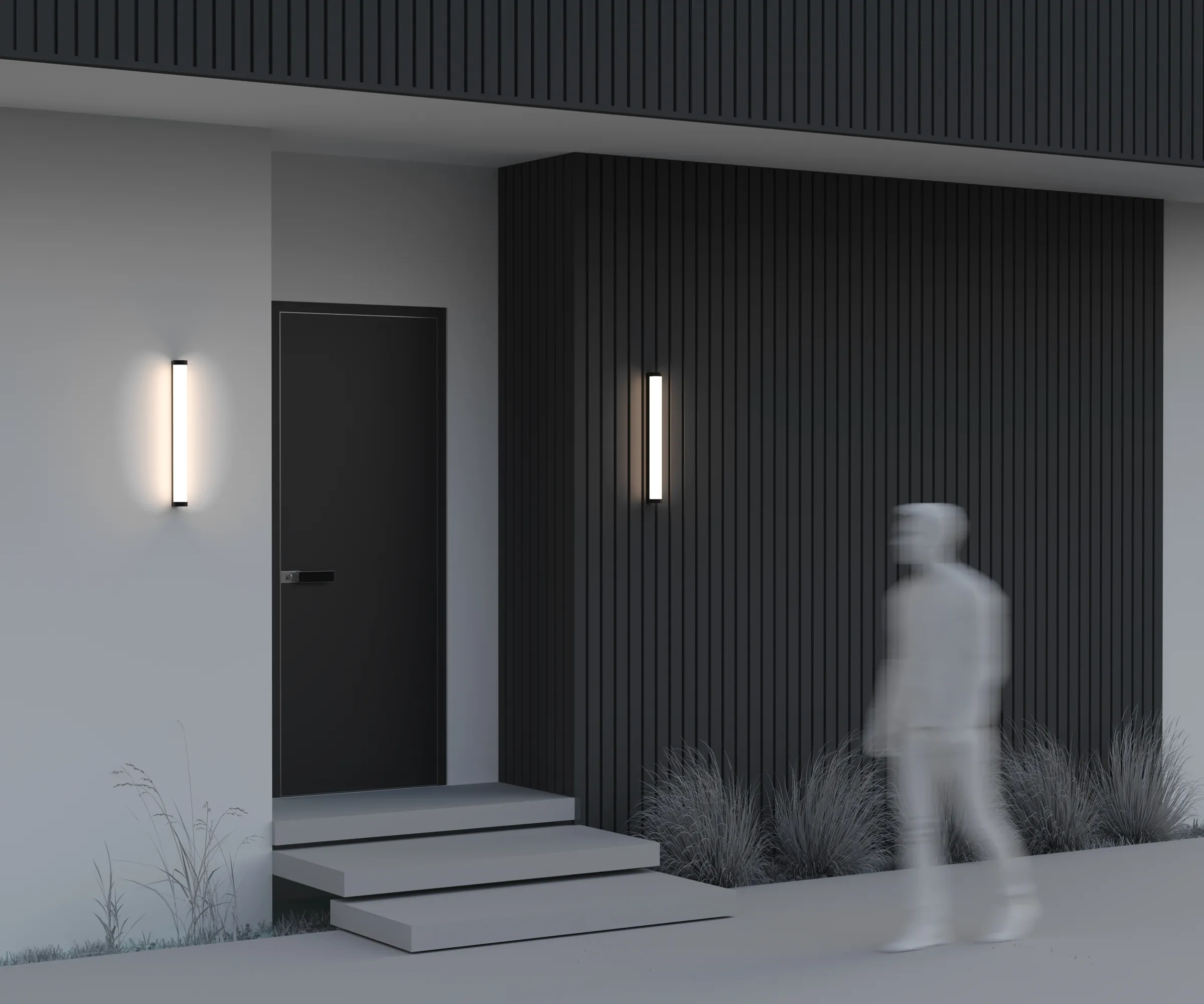 картинка Настенный светильник (бра) Outdoor O482WL-L16B3K