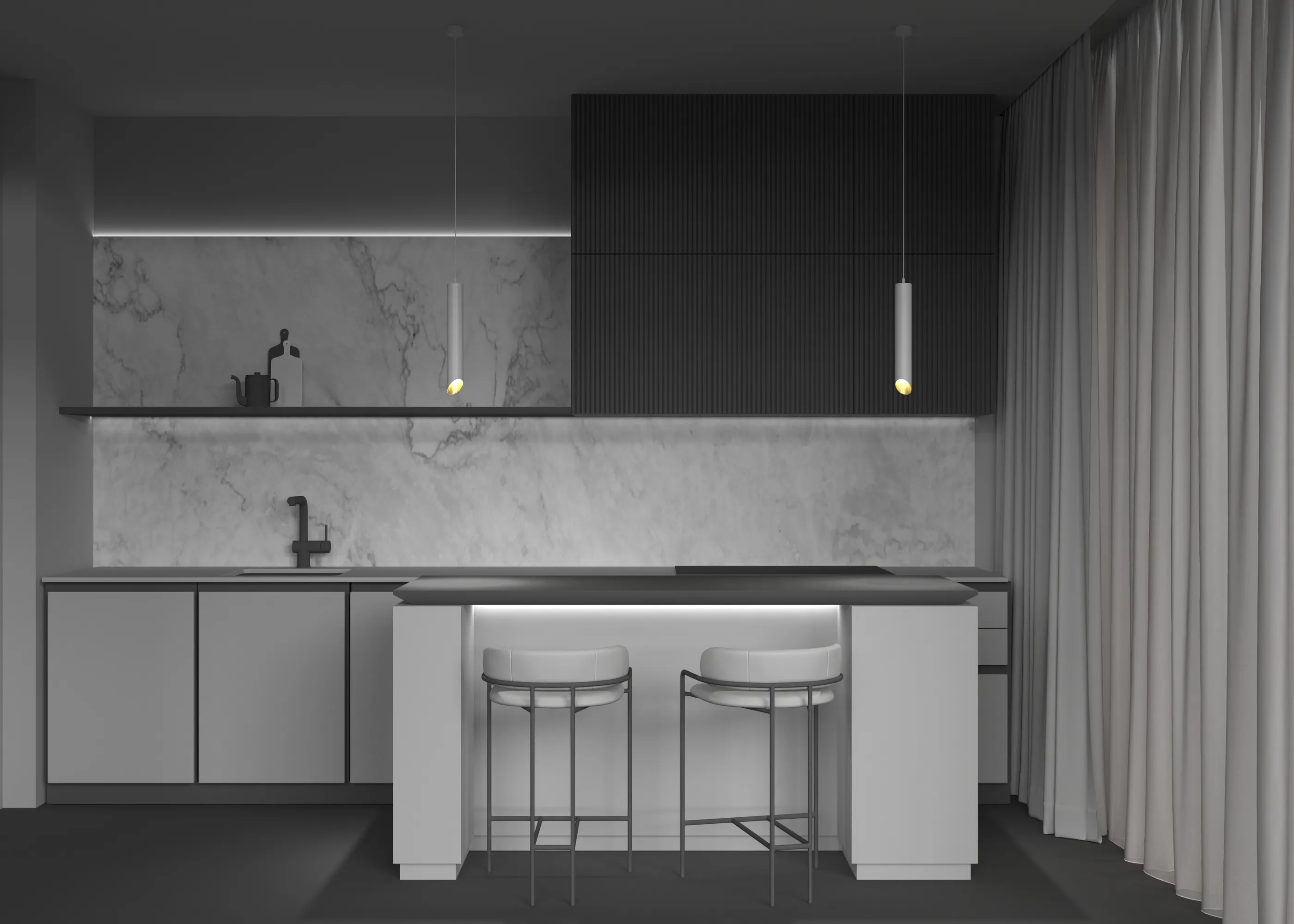 картинка Подвесной светильник Technical P044PL-01-30GU10-W