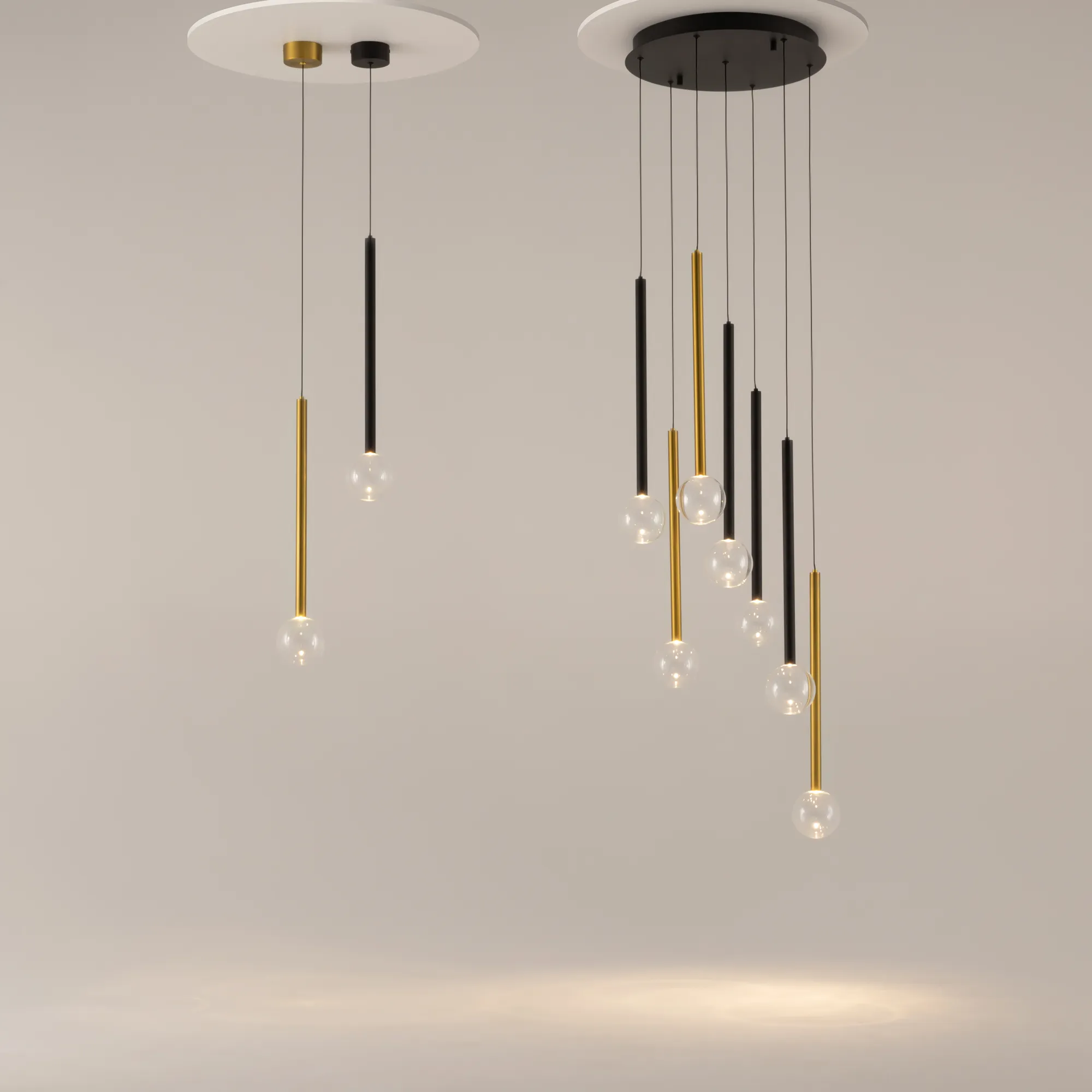 картинка Подвесной светильник Maytoni MOD383PL-L20BBS3K