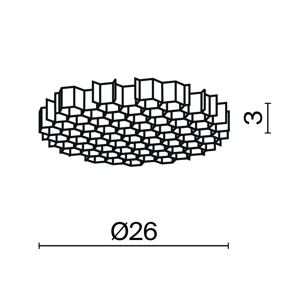 картинка Комплектующие для светильника Technical HoneyComb-D26