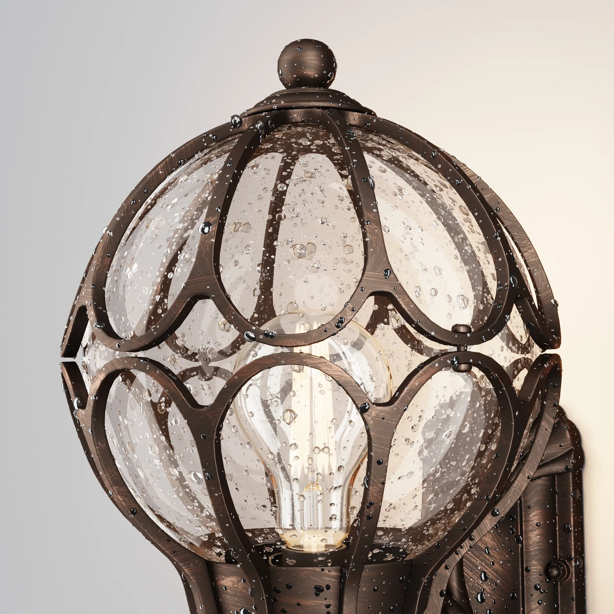 картинка Настенный светильник (бра) Outdoor O024WL-01G