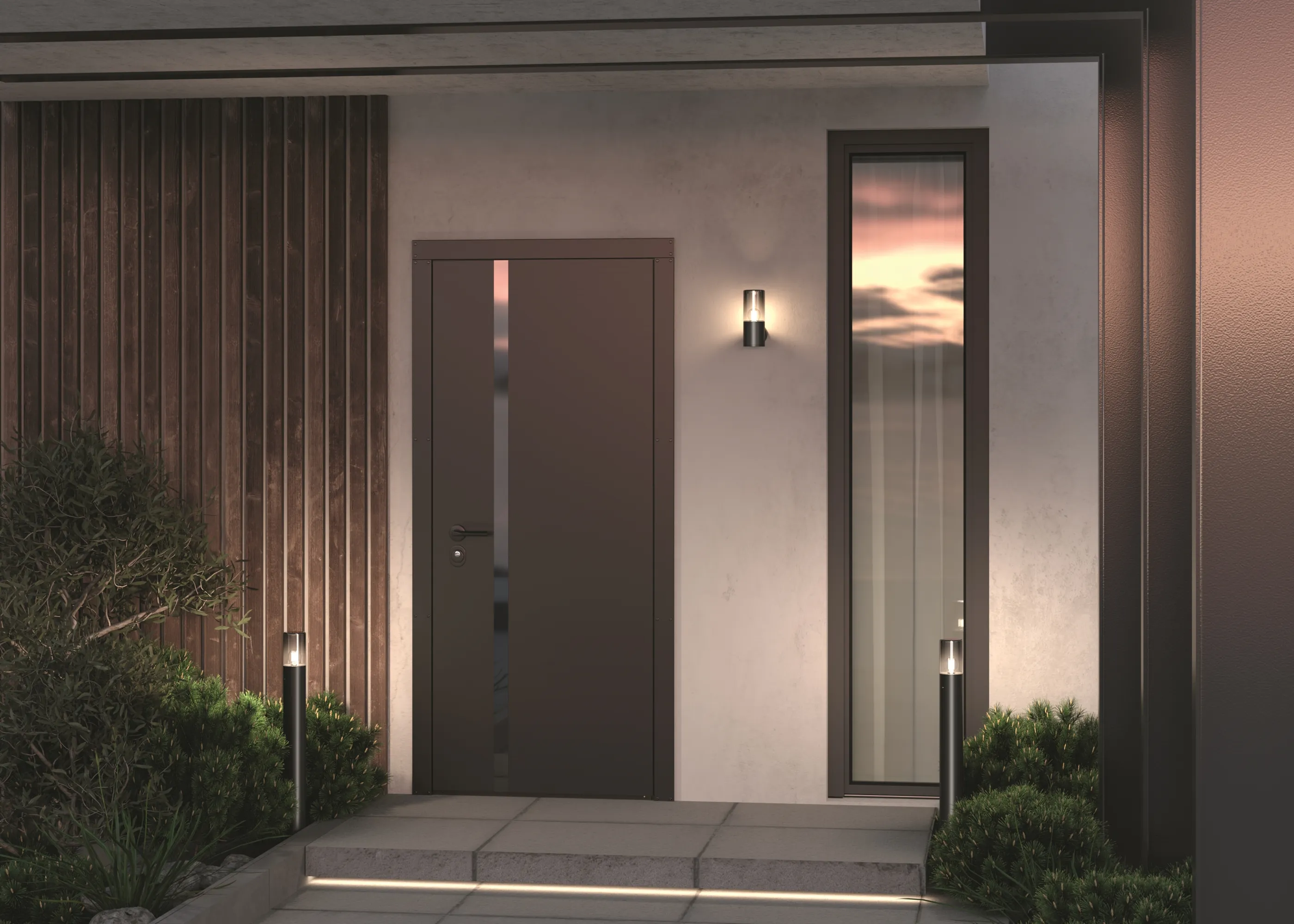 картинка Настенный светильник (бра) Outdoor O432WL-01GF