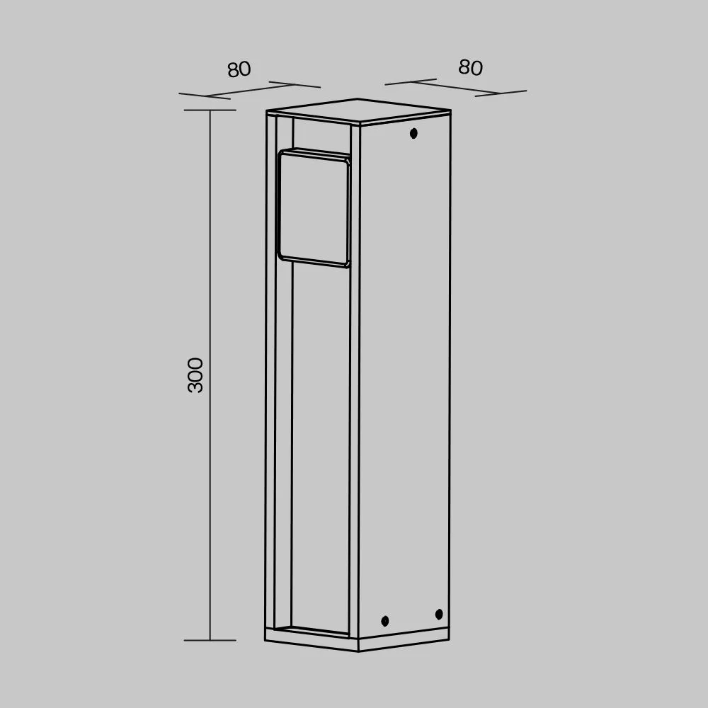 картинка Уличная розетка Outdoor O459FL-GF01SC