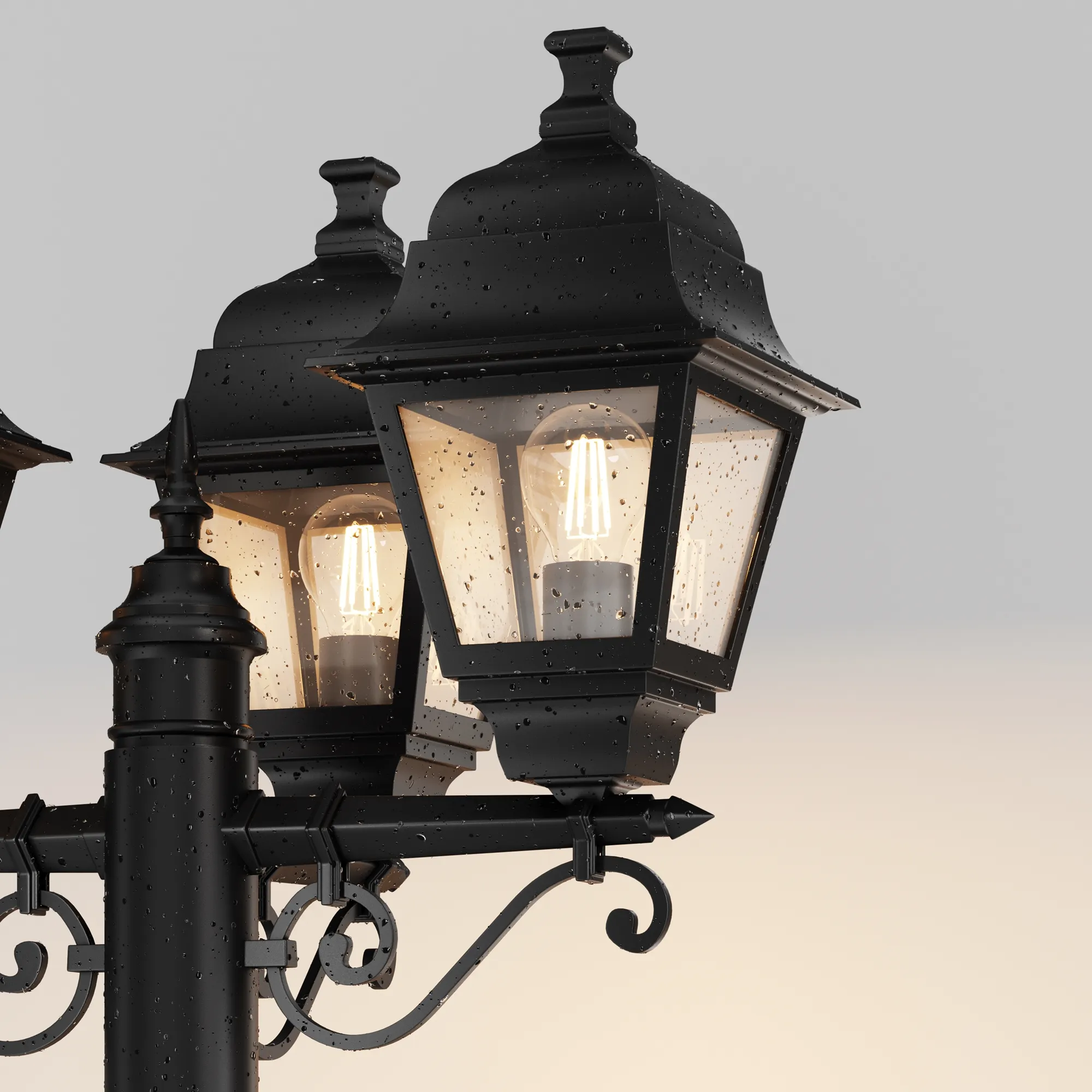 картинка Садово-парковый светильник Outdoor O003FL-03B