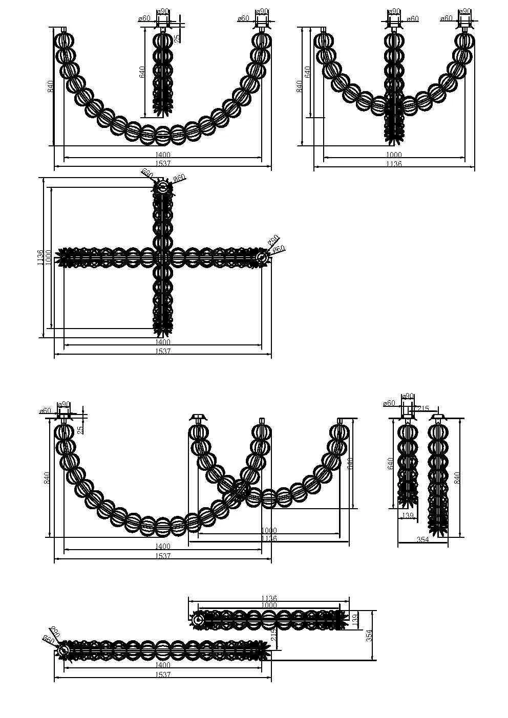 картинка Подвесной светильник Maytoni MOD216PL-L42G3K