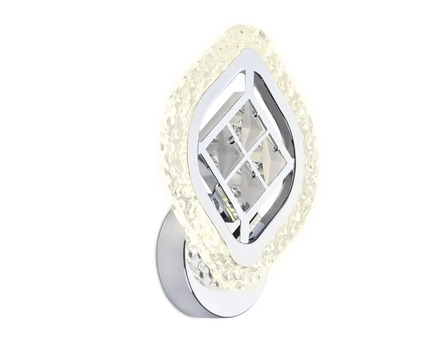 картинка Настенный светодиодный светильник с хрусталем  FA279