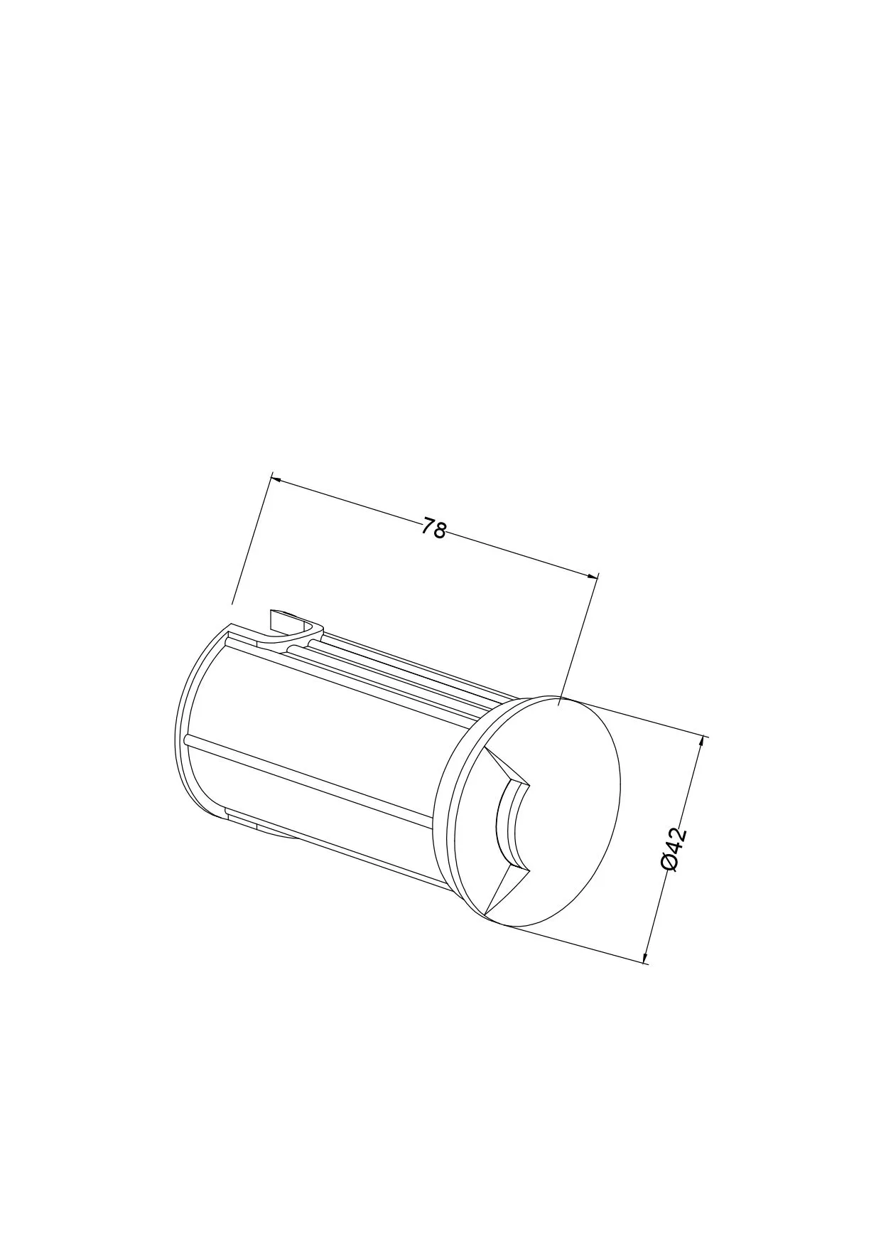 картинка Уличный встраиваемый светильник Outdoor O044DL-L1S3K