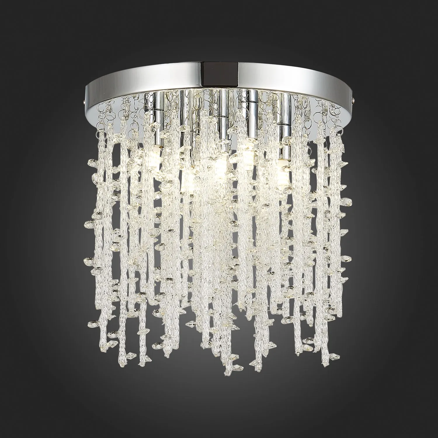 картинка SLE103302-05 Светильник потолочный Хром/Прозрачный G9 LED 5*3W