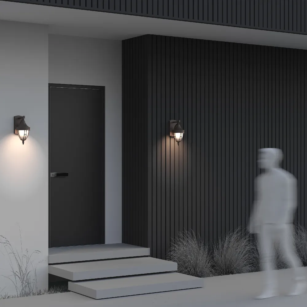 картинка Настенный светильник (бра) Outdoor O027WL-01B