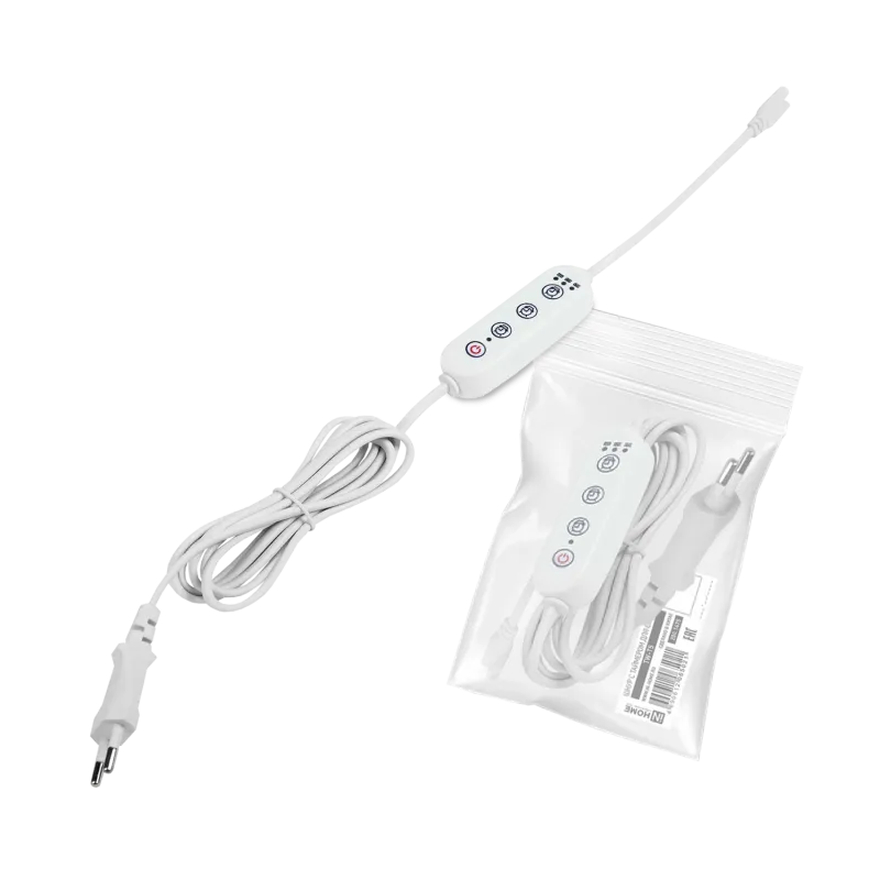 картинка Шнур с таймером TW-T5 для светильника СПБ-Т5-ФИТО 1,5м IN HOME