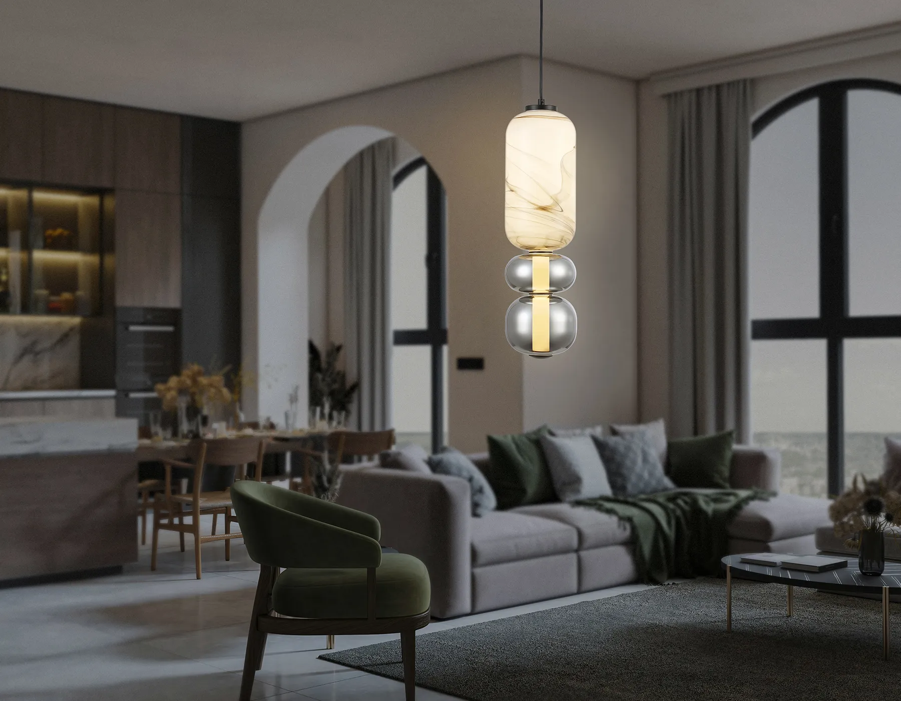 картинка Подвесной светодиодный светильник