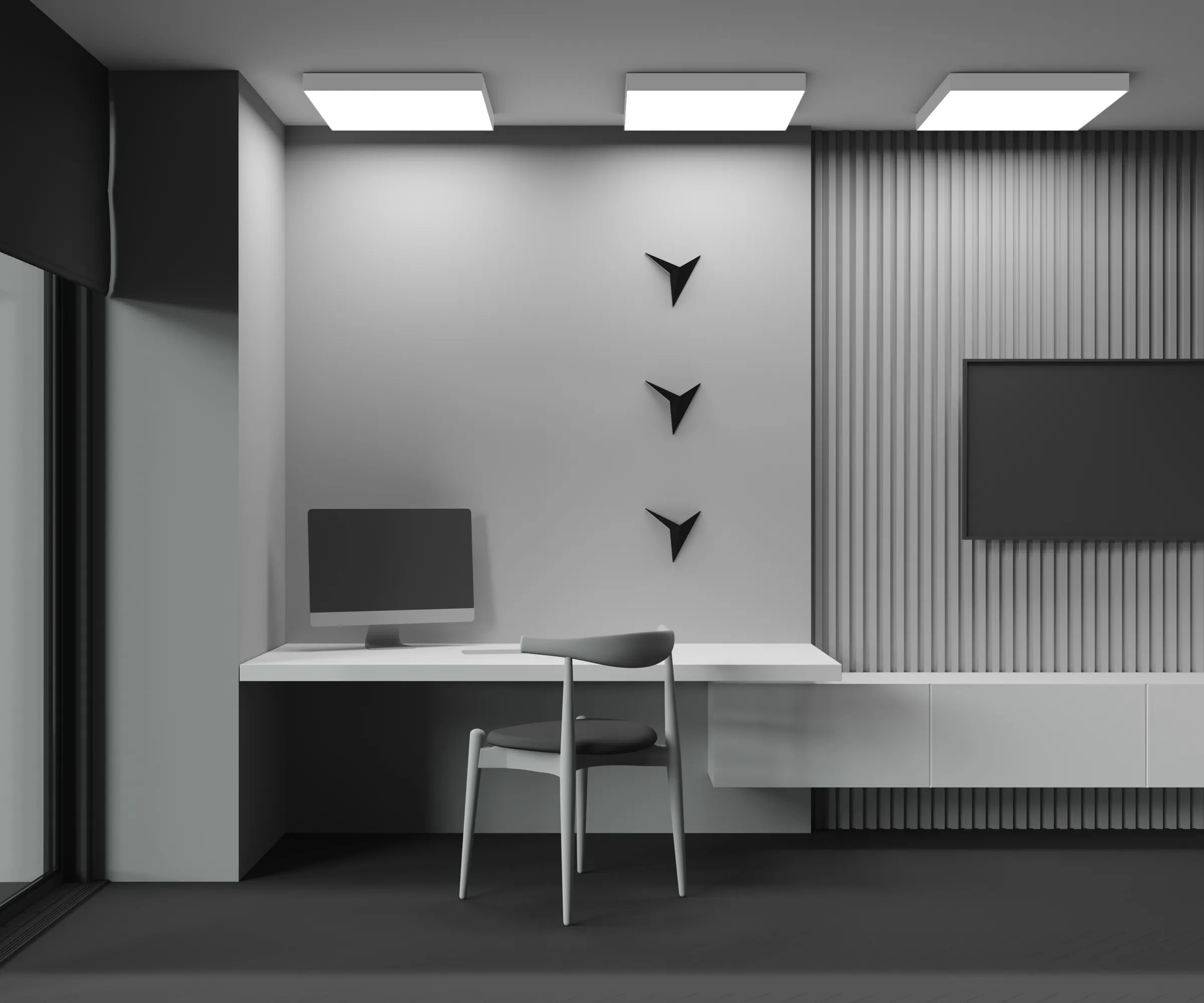 картинка Потолочный светильник Technical C032CL-90W4K-SQ-W