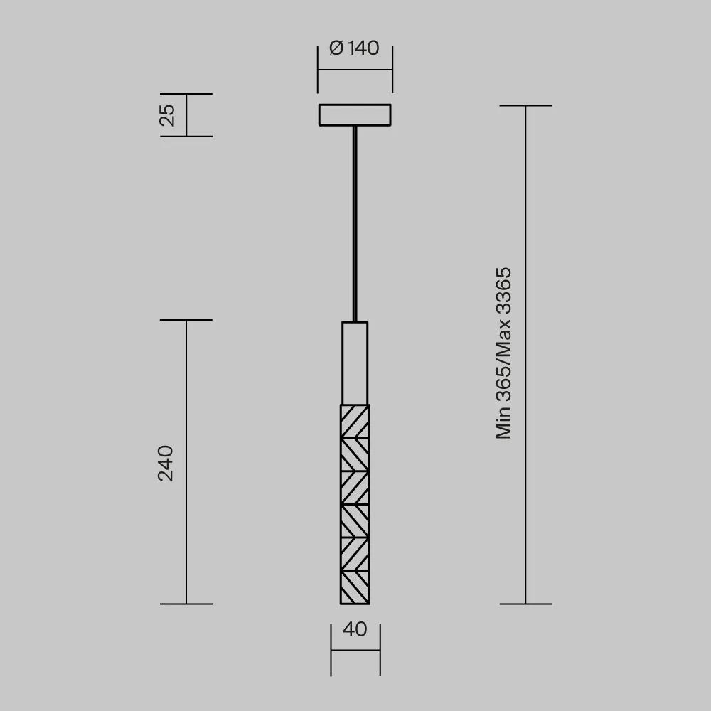 картинка Подвесной светильник Maytoni MOD328PL-L3CH3K