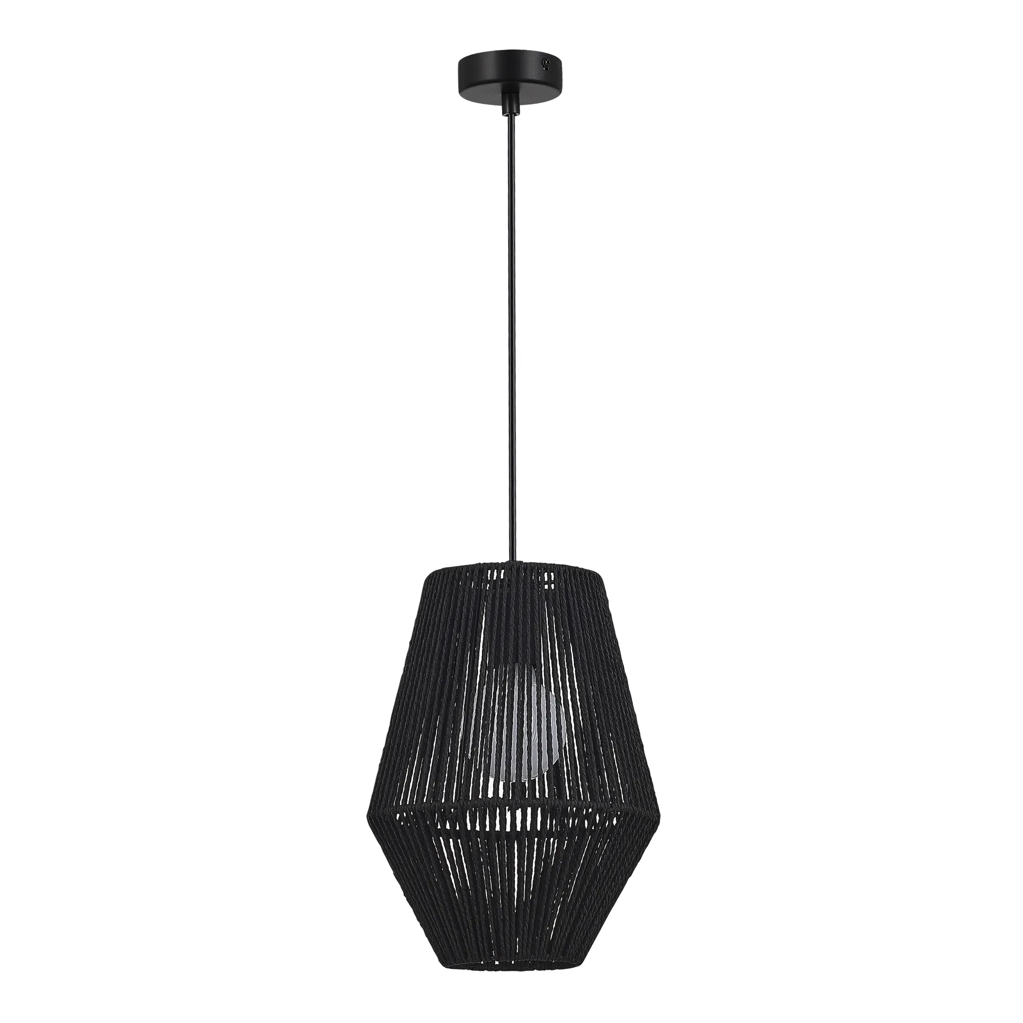 картинка SLE6025-413-01 Светильник подвесной черный/черный E27 1*40W