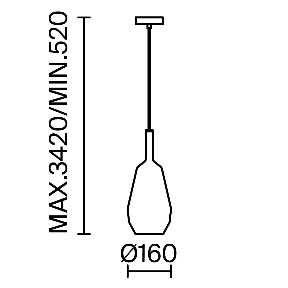 картинка Подвесной светильник Maytoni MOD271PL-01B9