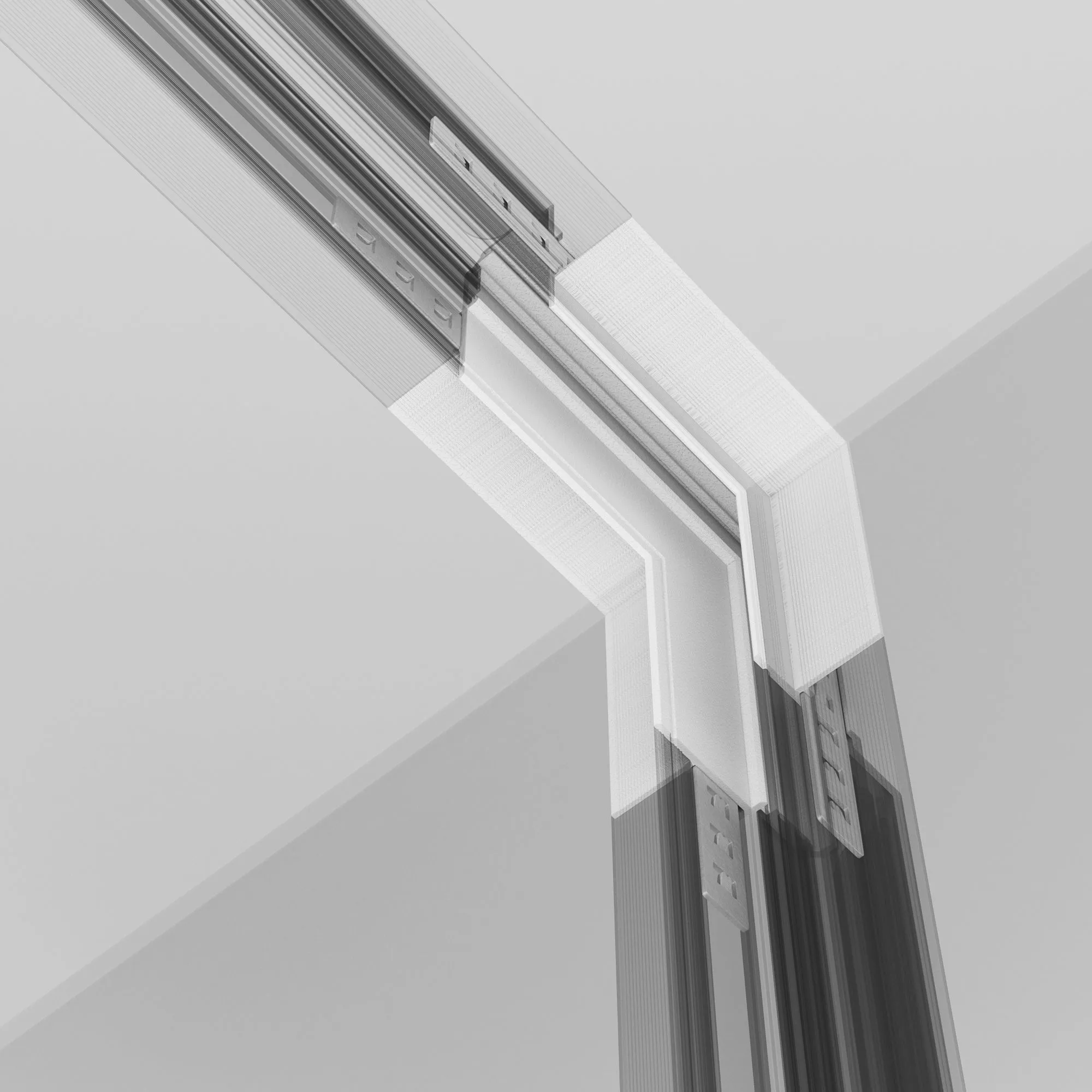 картинка Комплектующие для встраиваемой трековой системы Technical TRA034CL-42W