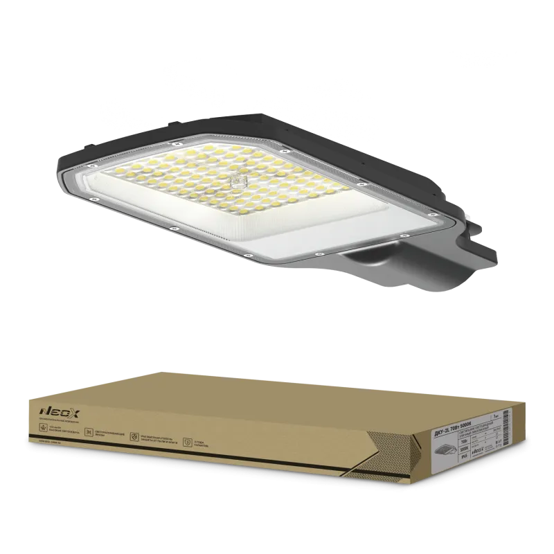 картинка Светильник уличный линзованный светодиодный ДКУ-2L 70Вт 230В 5000К 8750Лм 125лм/Вт 42-48мм IP65 NEOX