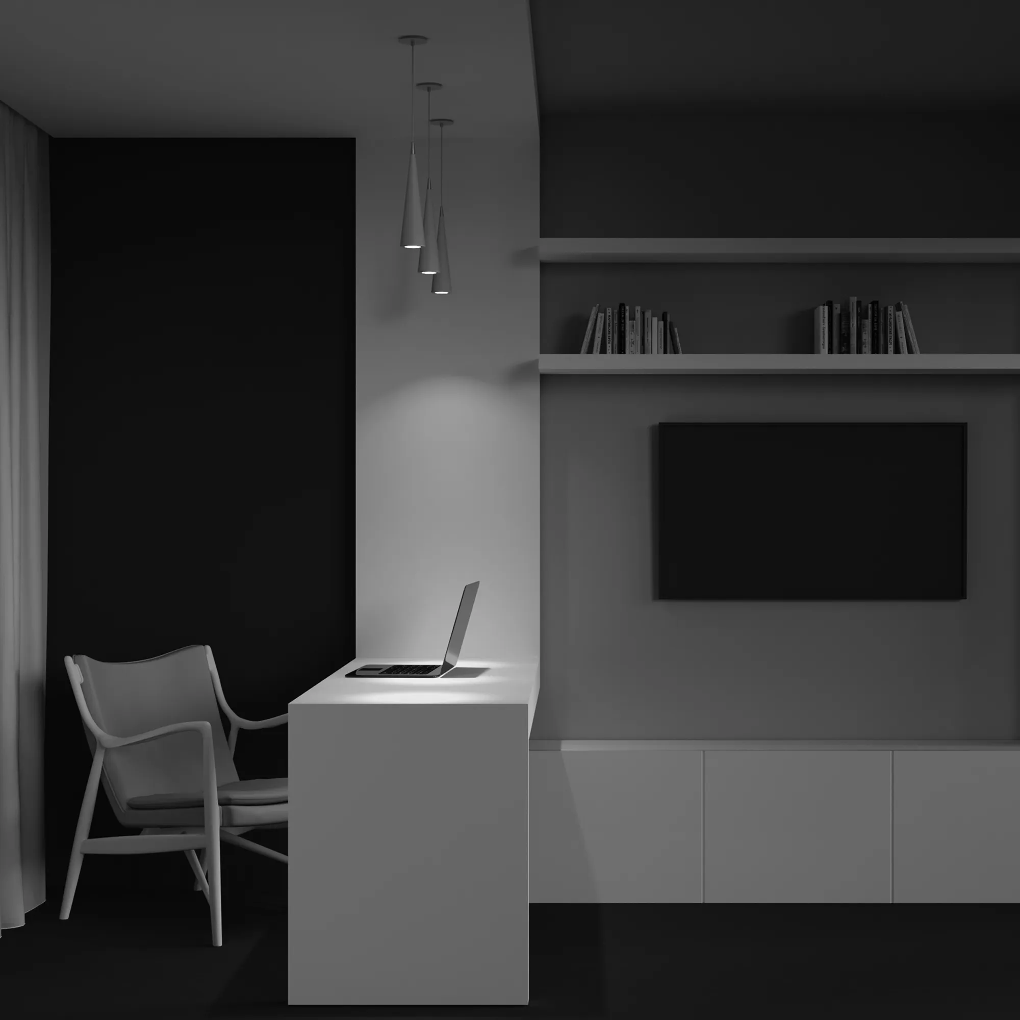 картинка Подвесной светильник Technical P318-PL-01-W