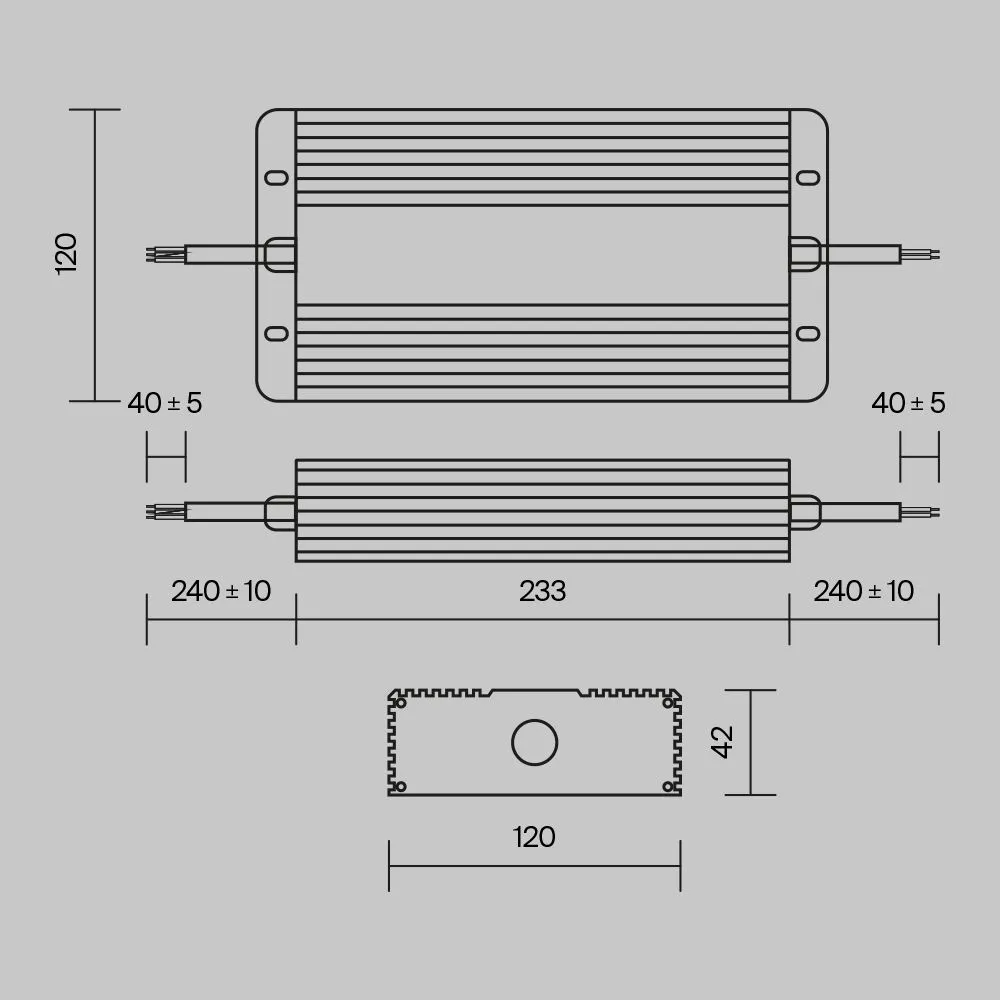 картинка Источник напряжения Technical PSL008-400W-48V-IP67