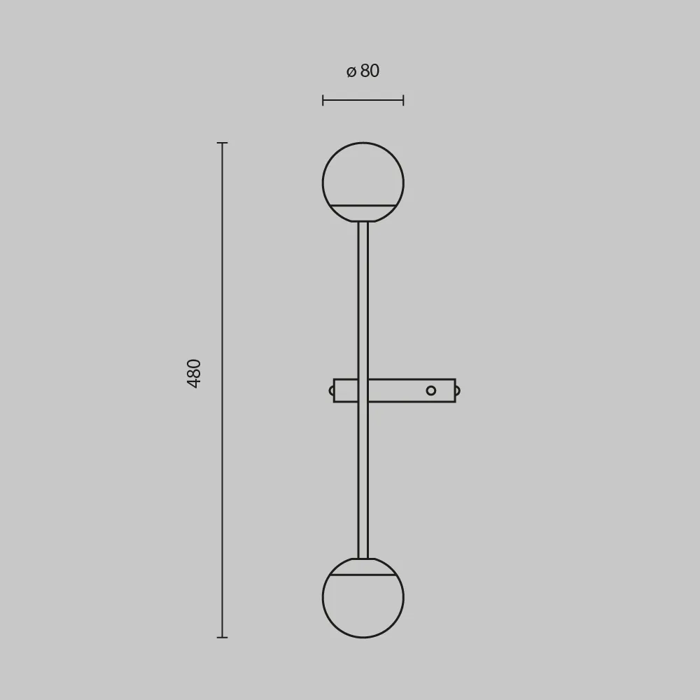 картинка Настенный светильник (бра) Maytoni MOD285WL-L10BS3K