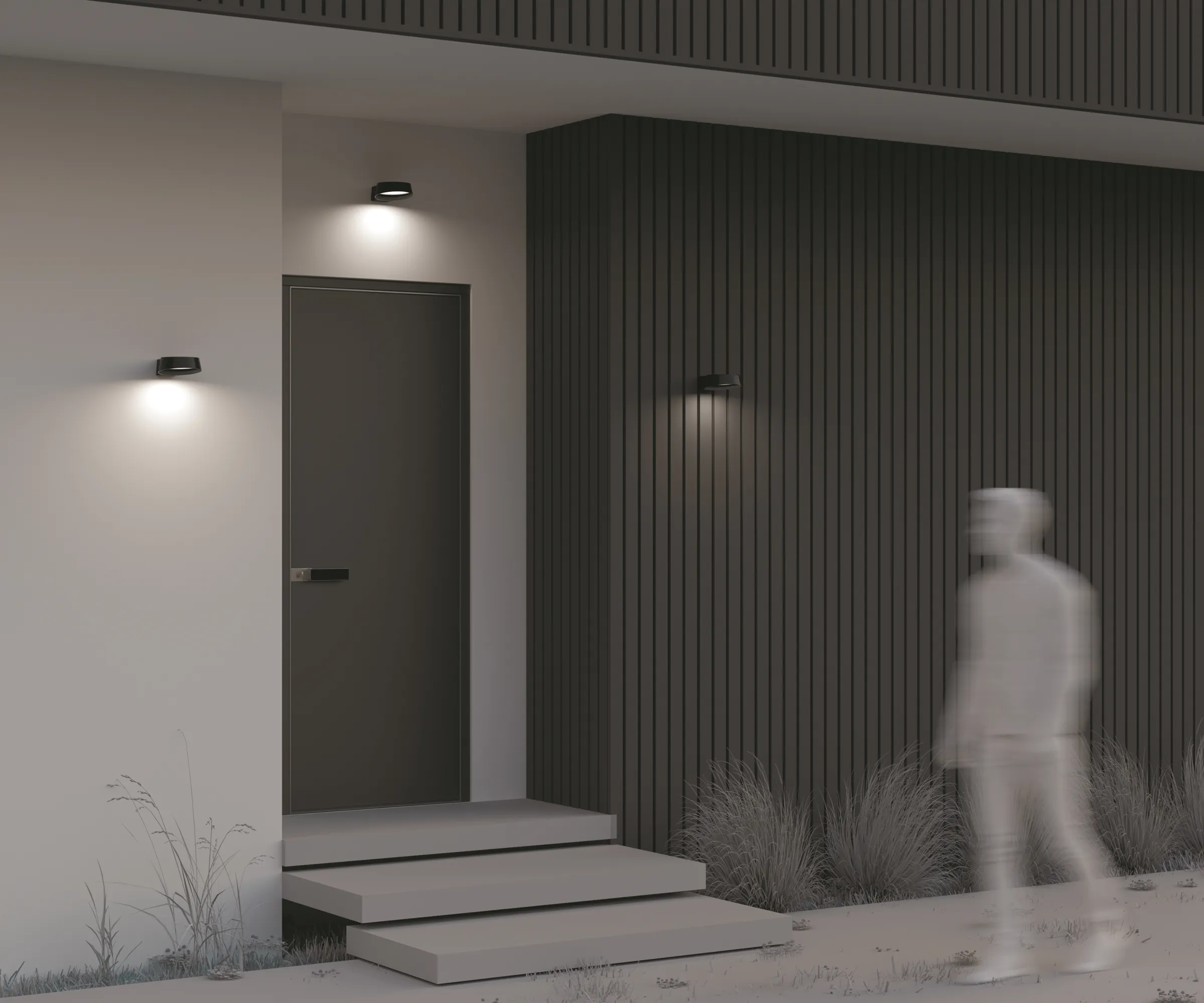 картинка Настенный светильник (бра) Outdoor O443WL-L12GF3K