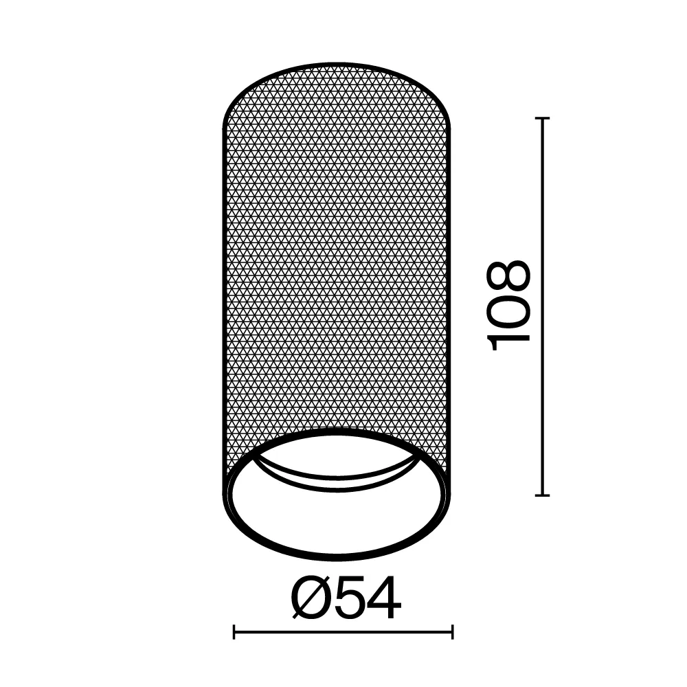 картинка Потолочный светильник Technical C080CL-01-GU10-MG