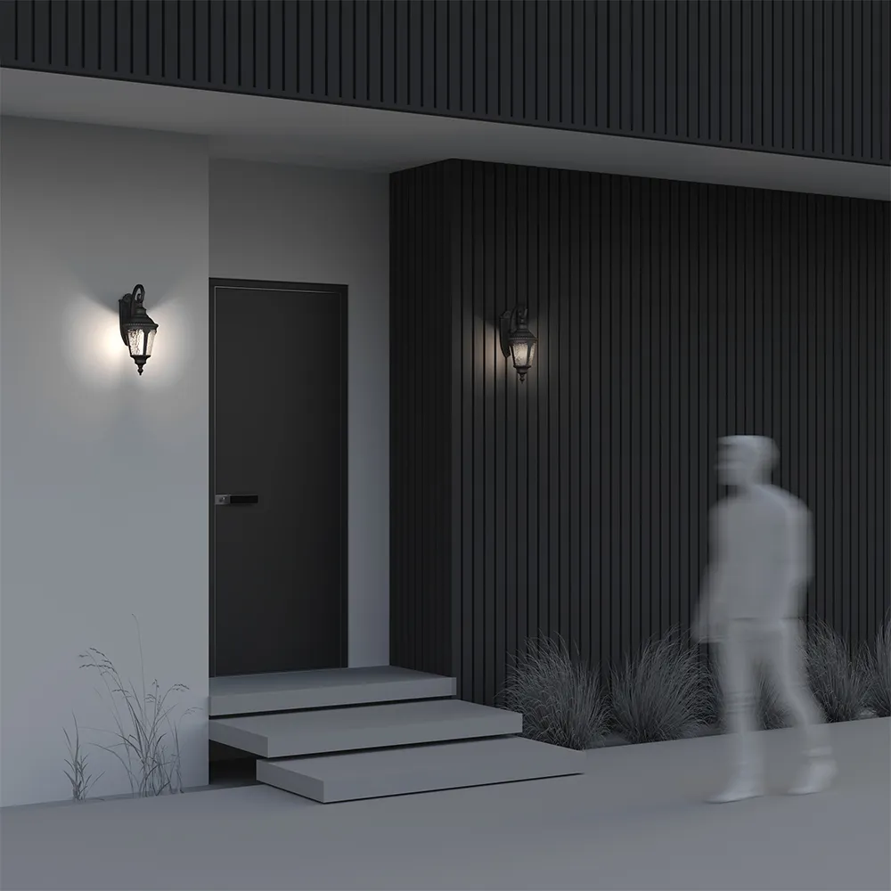 картинка Настенный светильник (бра) Outdoor O029WL-01BZ