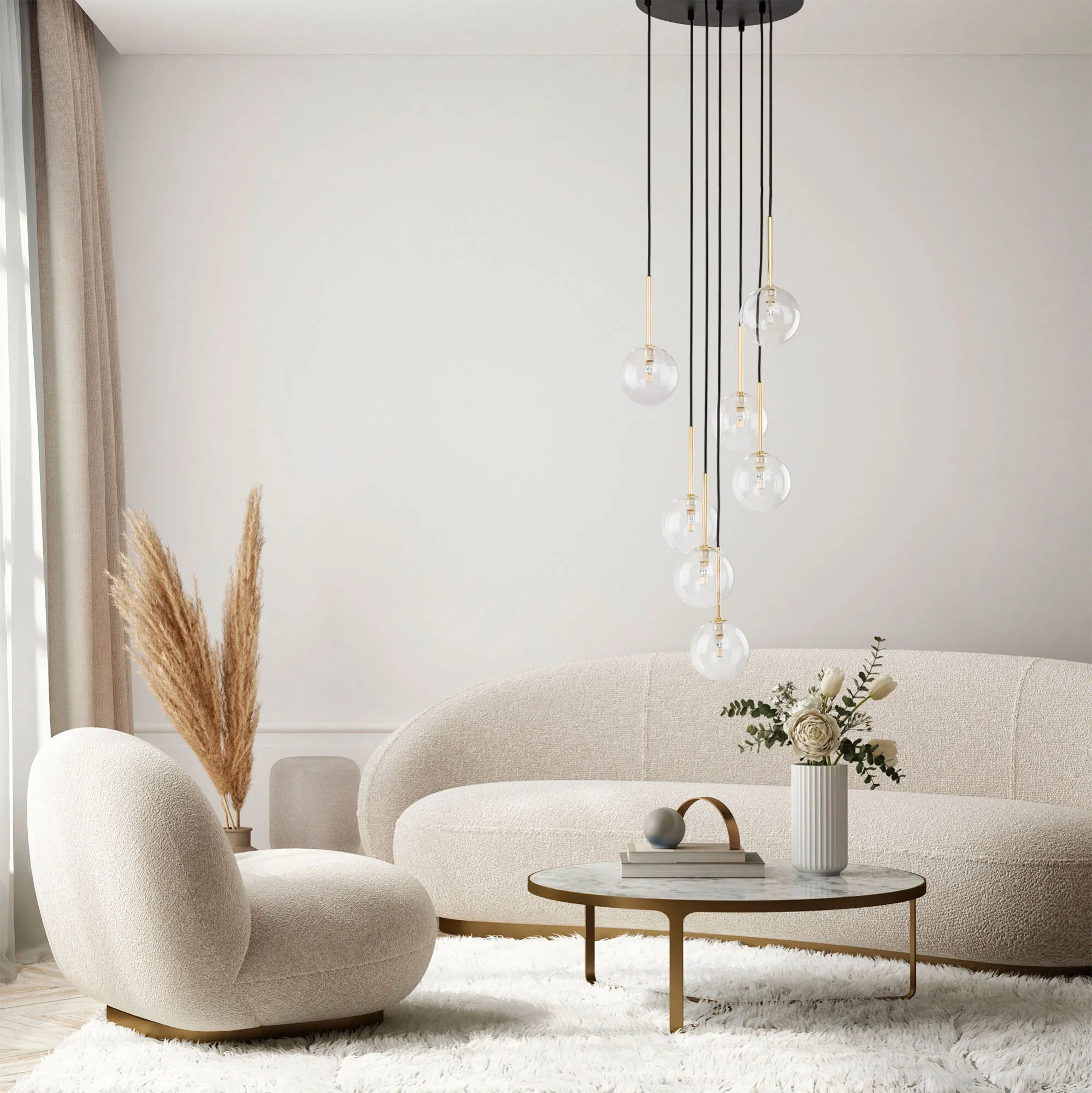 картинка Подвесной светильник со стеклянными плафонами 5362 Nilos