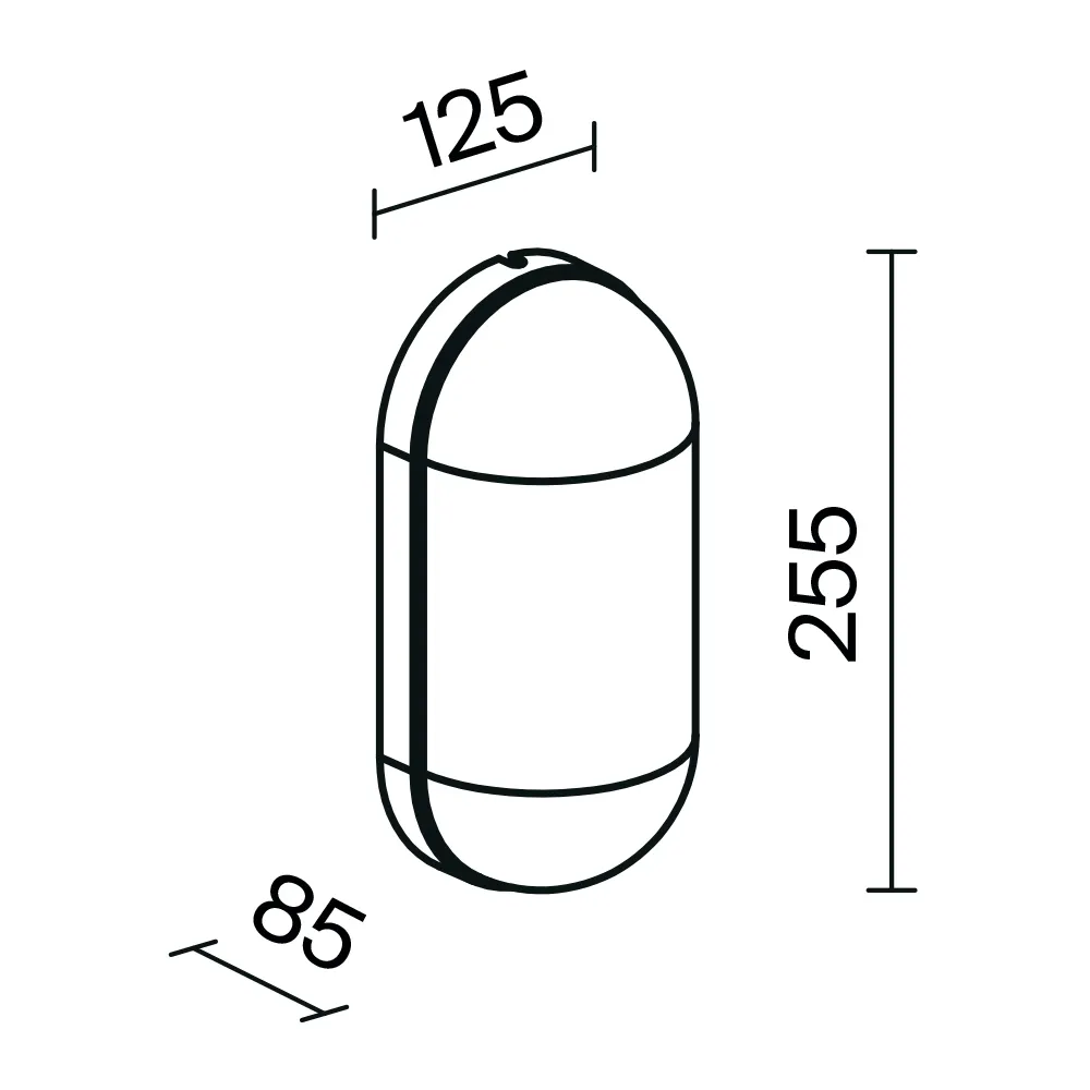 картинка Настенный светильник (бра) Outdoor O449WL-01GF