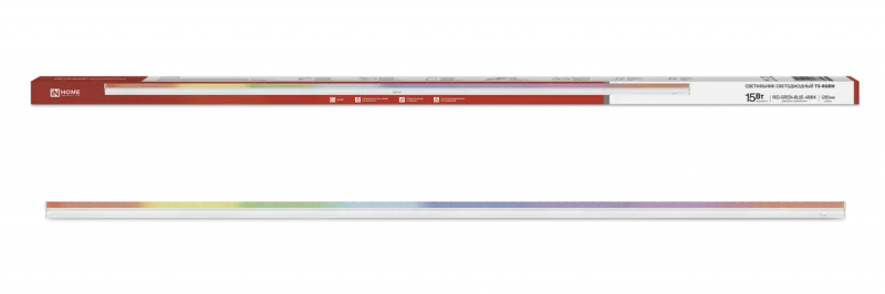 картинка Светильник светодиодный СПБ-Т5-RGBW 15Вт 230B red-green-blue-4000К 1200мм IN HOME