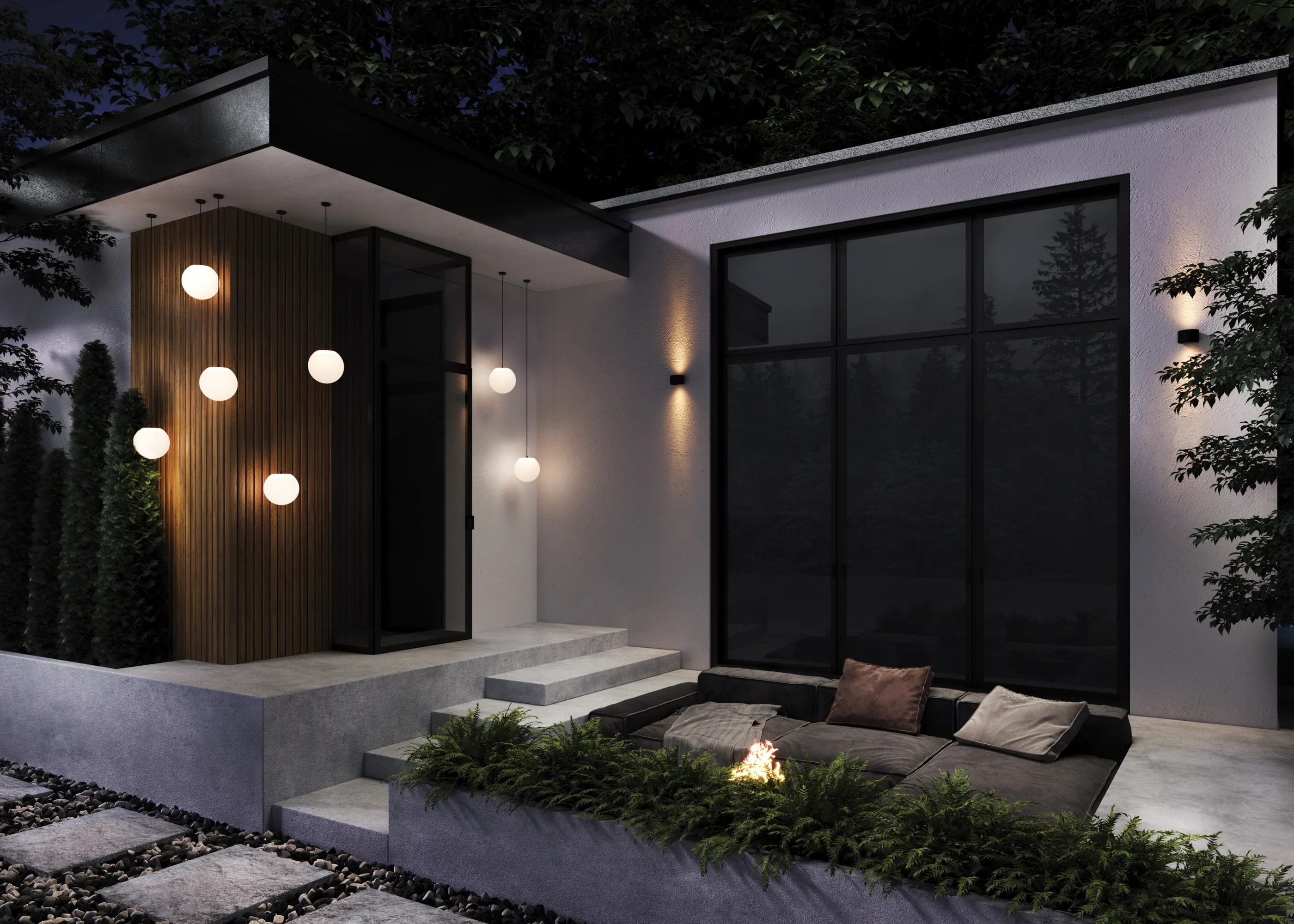 картинка Подвесной светильник Outdoor O594PL-01B