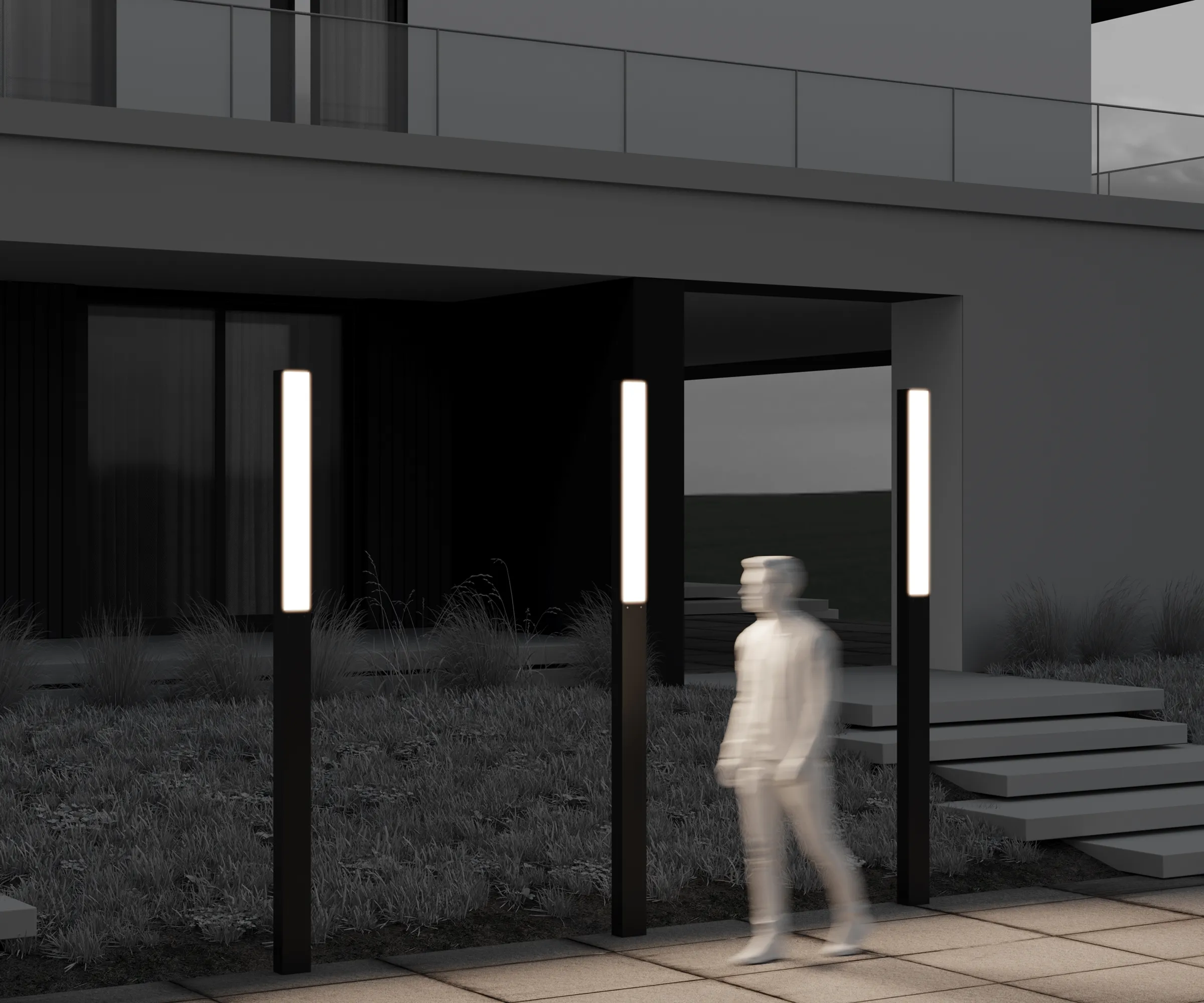 картинка Садово-парковый светильник Outdoor O470FL-L40GF3K