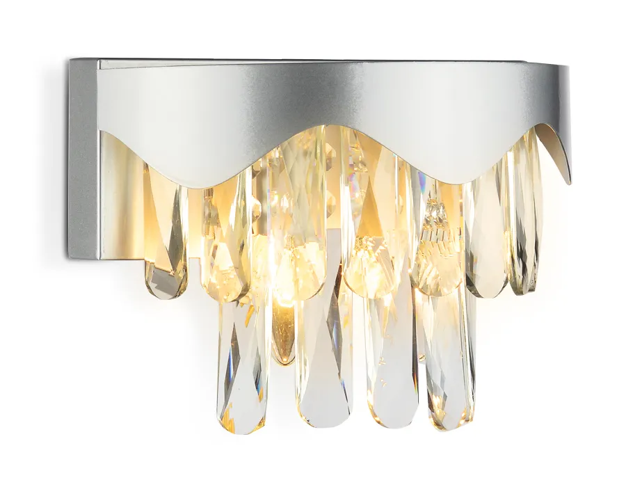 картинка Настенный светильник с выключателем и хрусталем TR5090