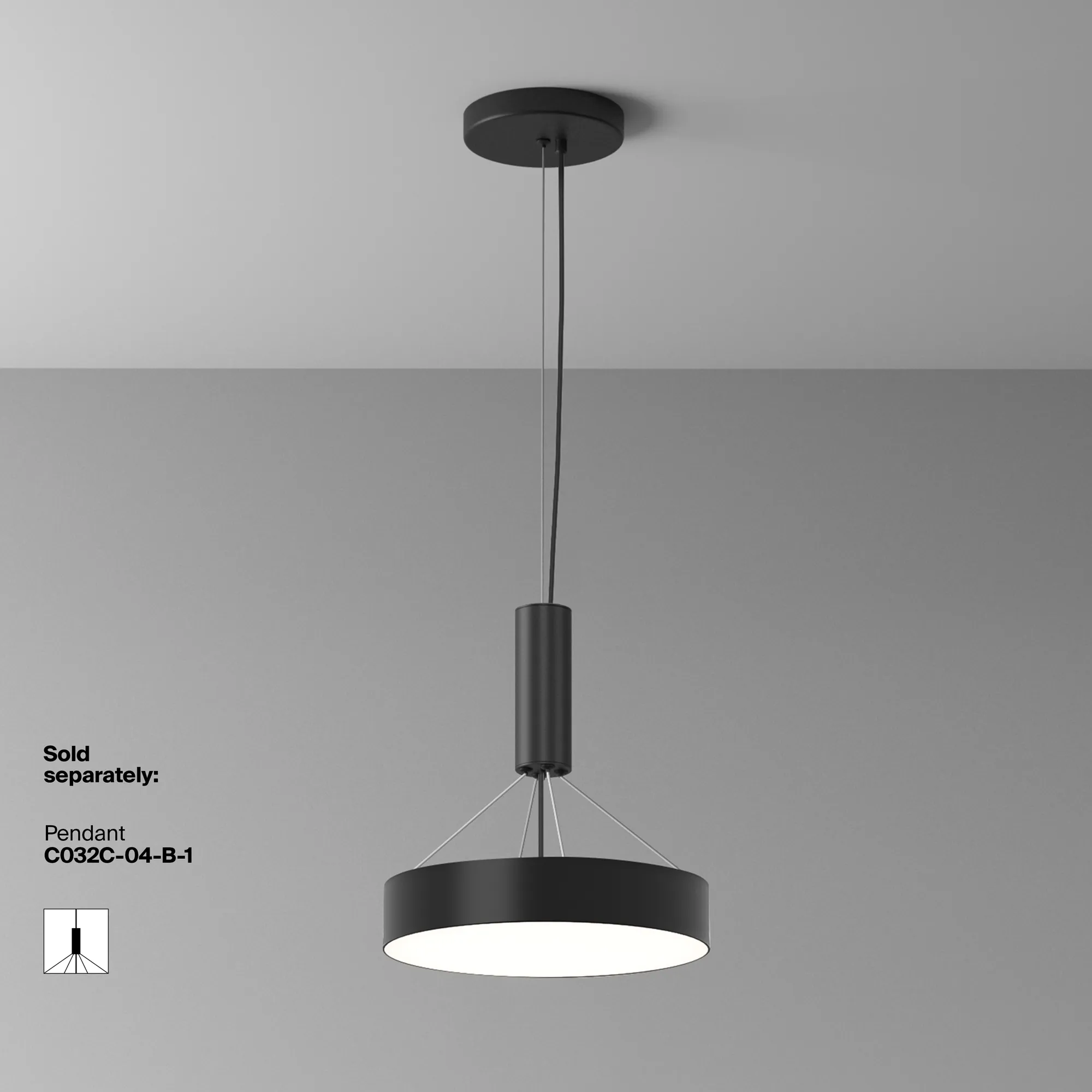 картинка Потолочный светильник Technical C032CL-36W4K-RD-B