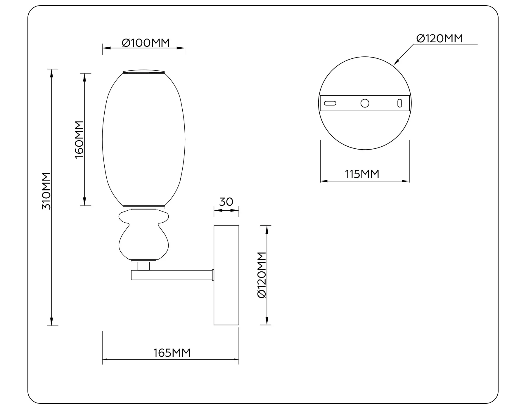 картинка Настенный светодиодный светильник LH53148
