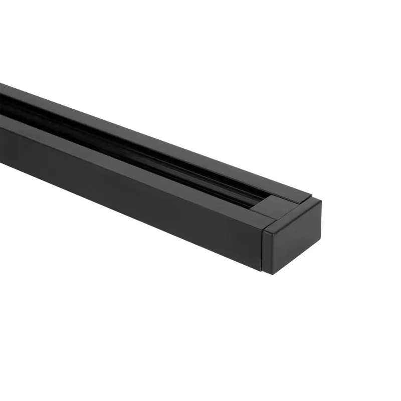 картинка Шинопровод SB1000-BL однофазный накладной с вводом питания 1000x35x16мм черный IN HOME