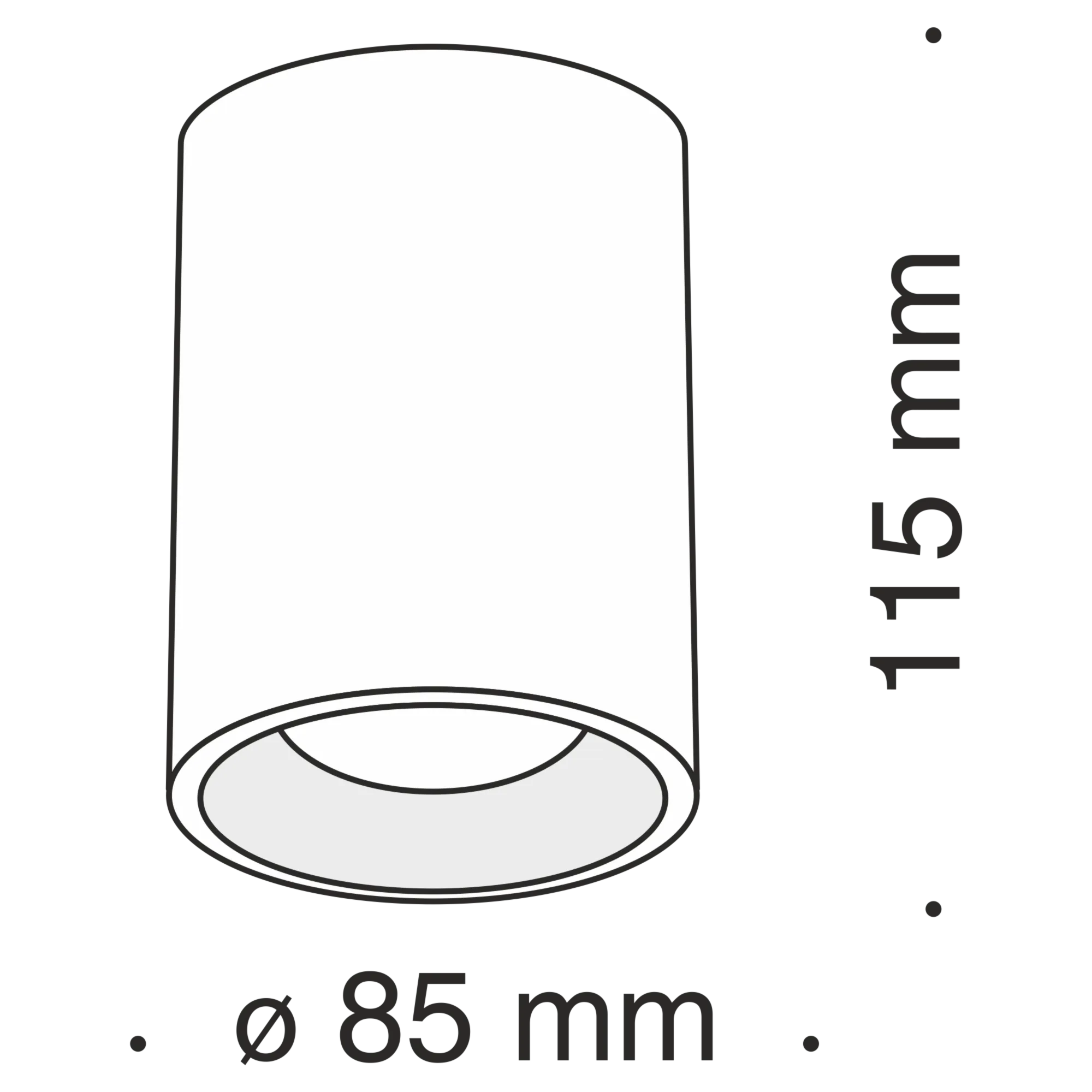 картинка Потолочный светильник Technical C012CL-01W