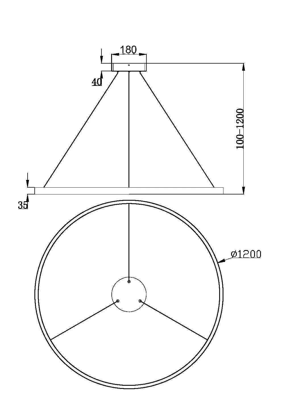 картинка Подвесной светильник Maytoni MOD058PL-L65BS3K