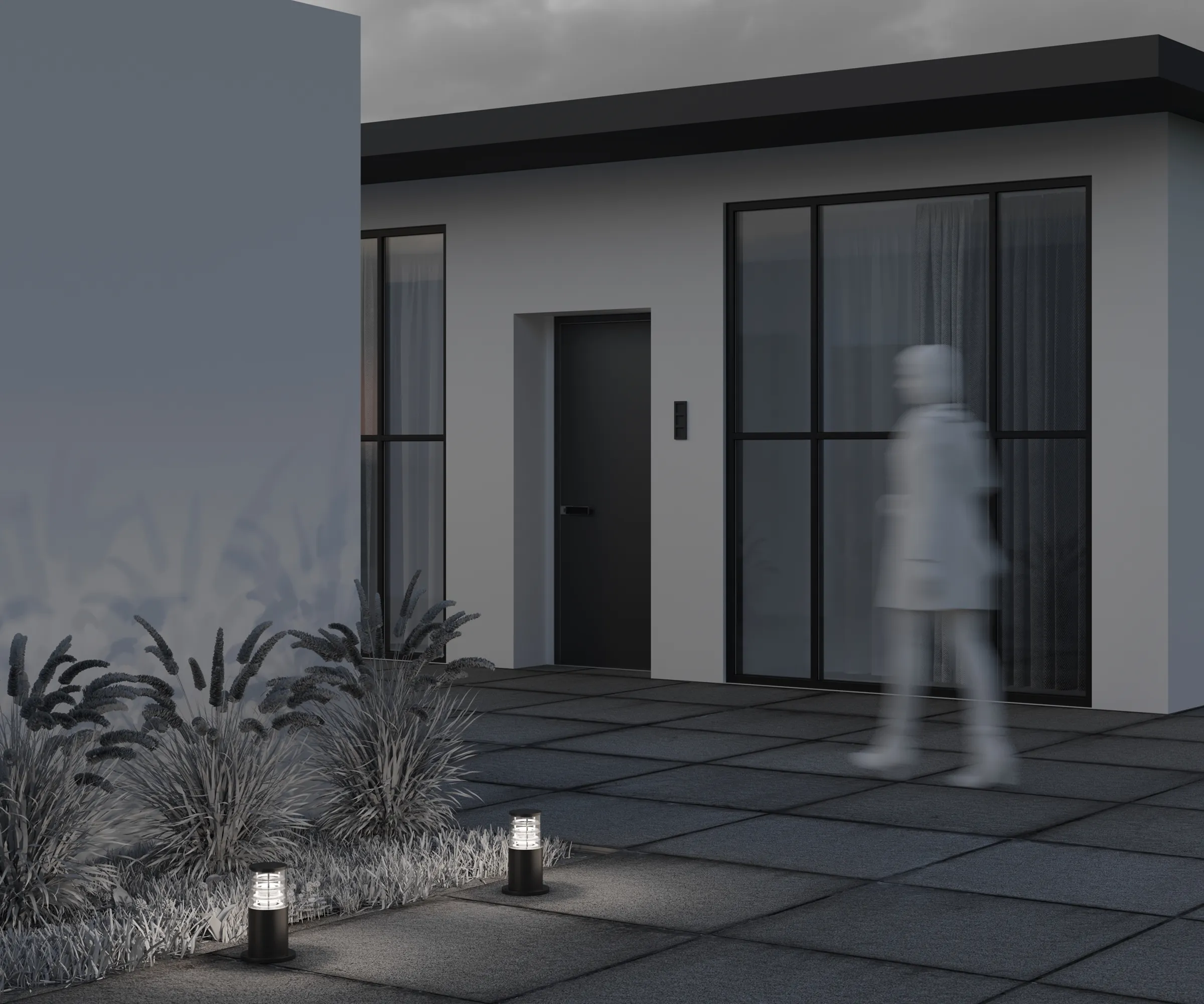 картинка Ландшафтный светильник Outdoor O576FL-01B1