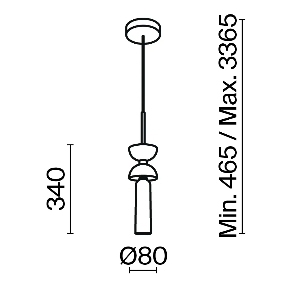 картинка Подвесной светильник Maytoni MOD178PL-01B
