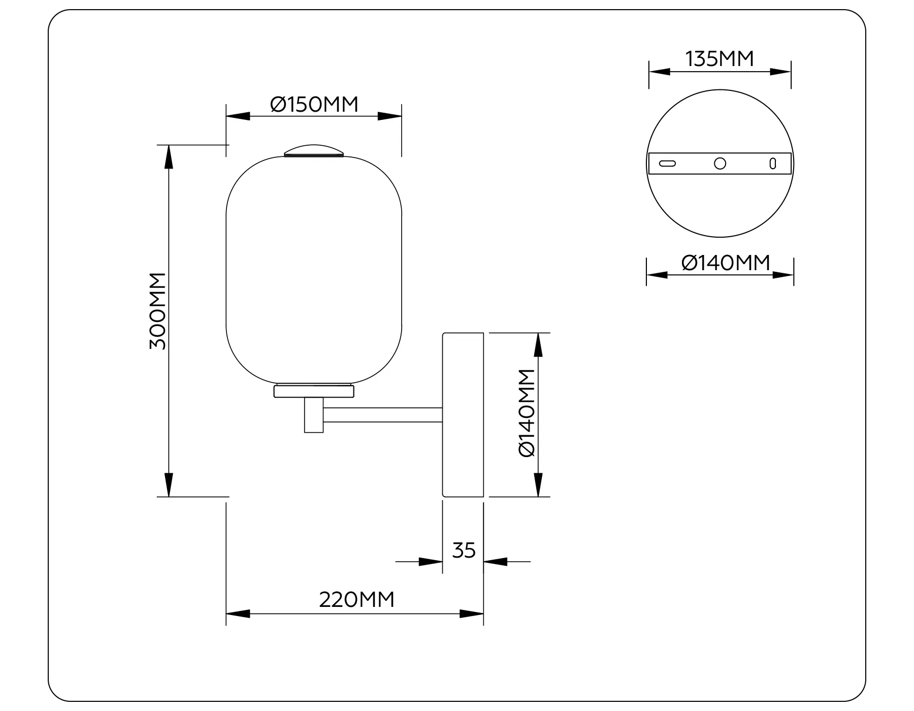 картинка Настенный светодиодный светильник LH11039