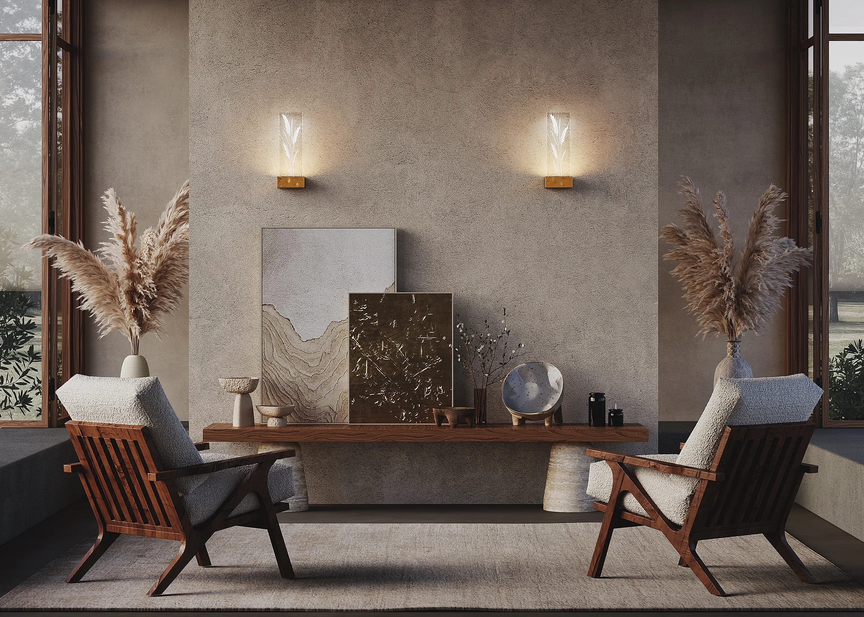 картинка Настенный светильник (бра) Maytoni MOD318WL-L3BS3K