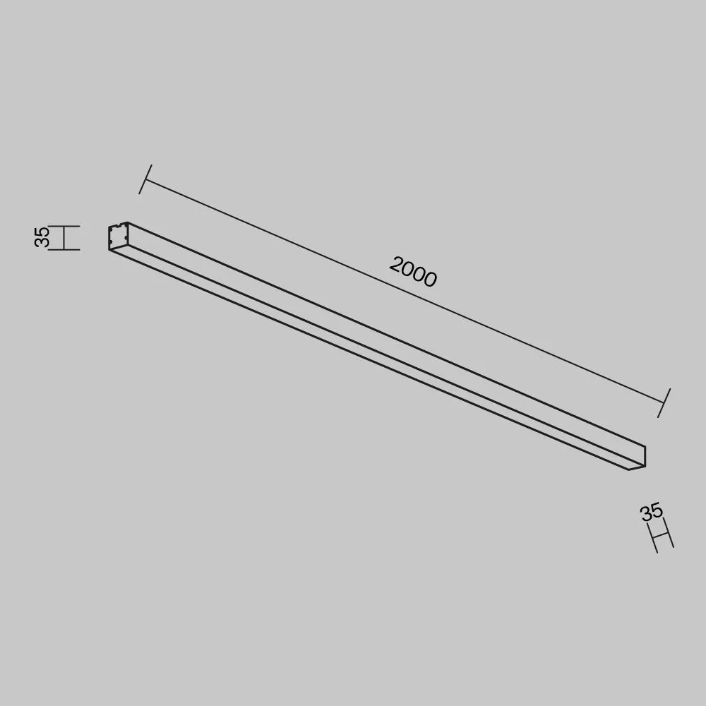 картинка Линейный светильник Technical LL311007
