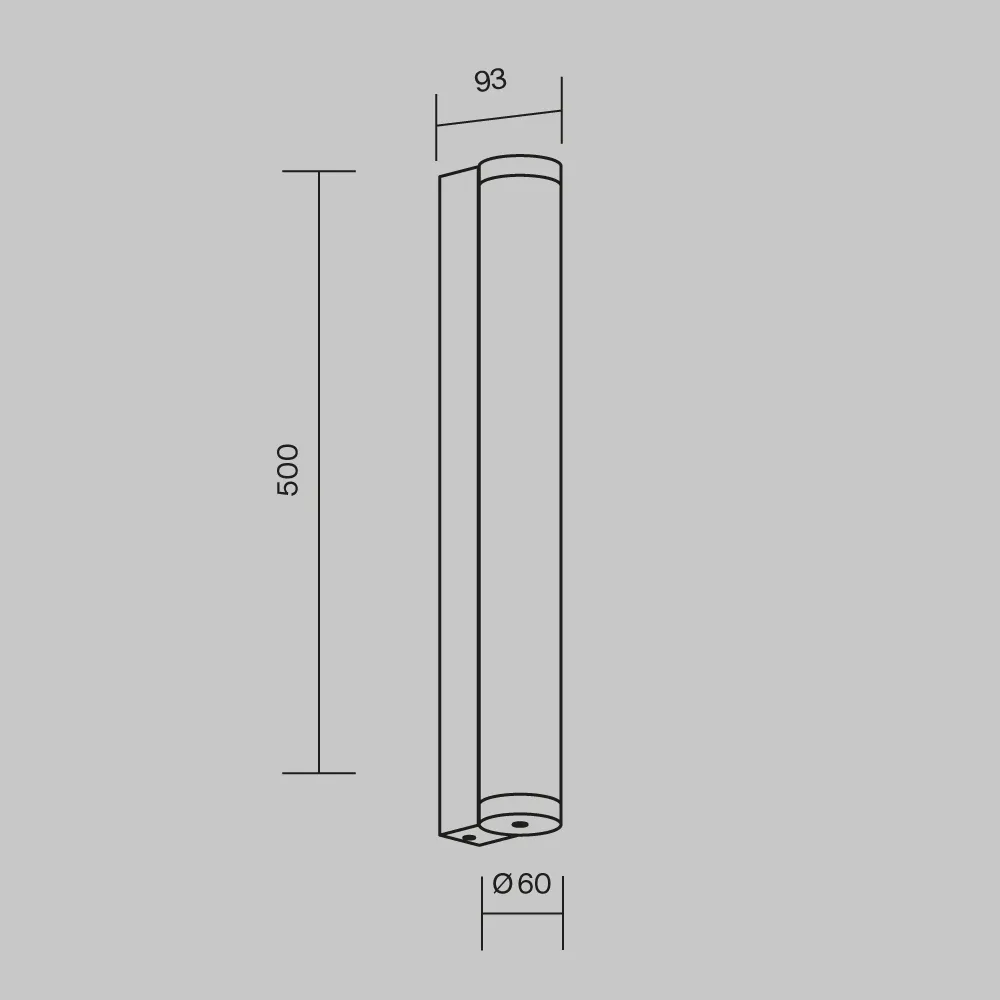 картинка Настенный светильник (бра) Outdoor O482WL-L16B3K