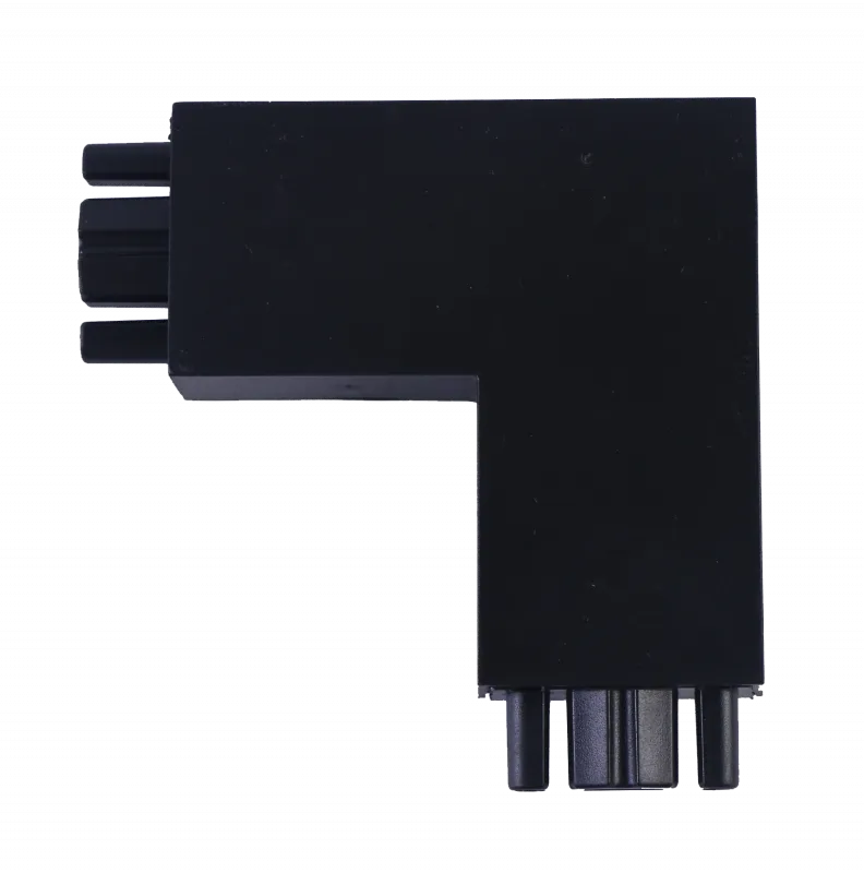 картинка Коннектор шинопровода угловой AC-B-TL черный серии TOP-LINE IN HOME