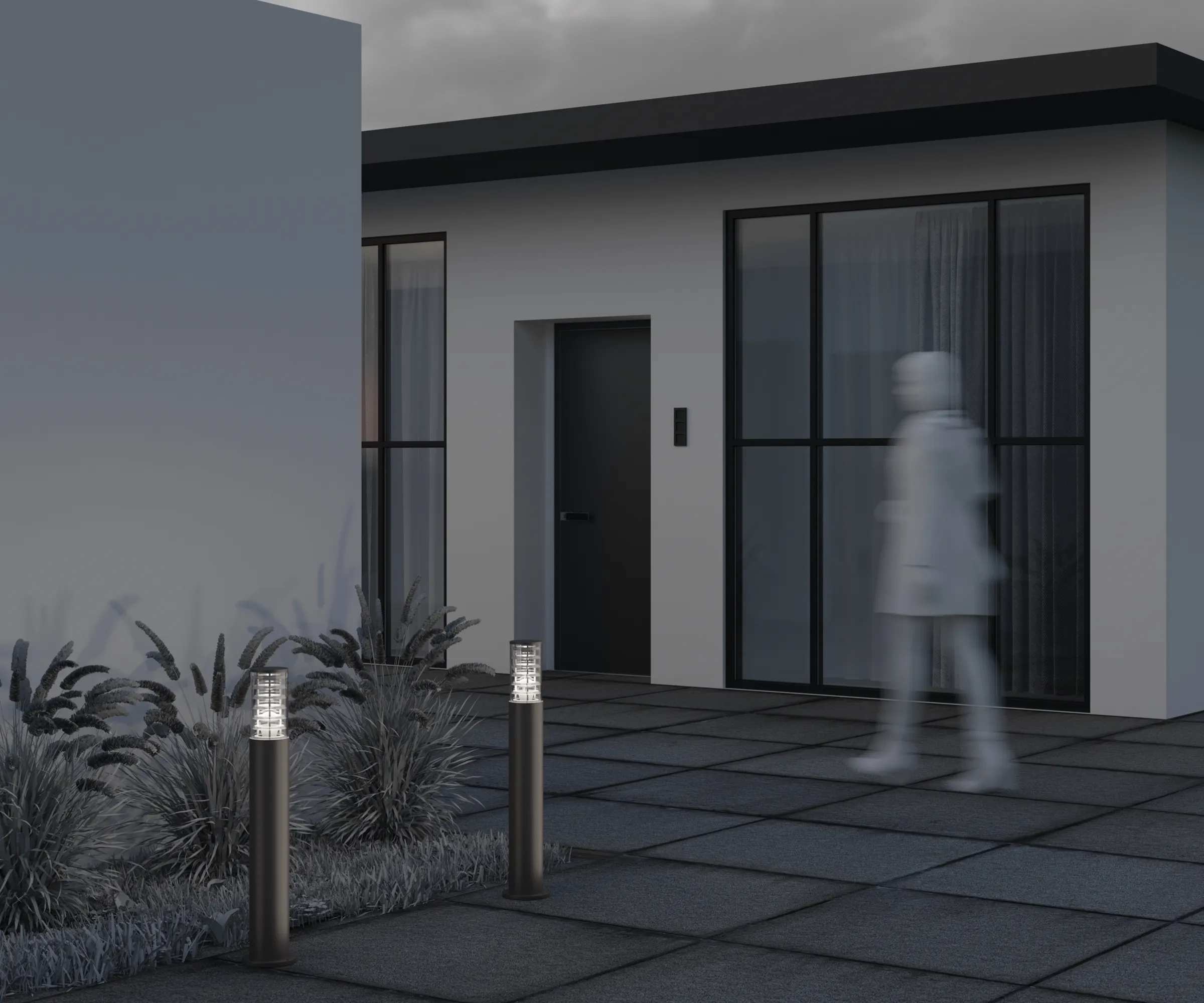 картинка Ландшафтный светильник Outdoor O576FL-01GR1