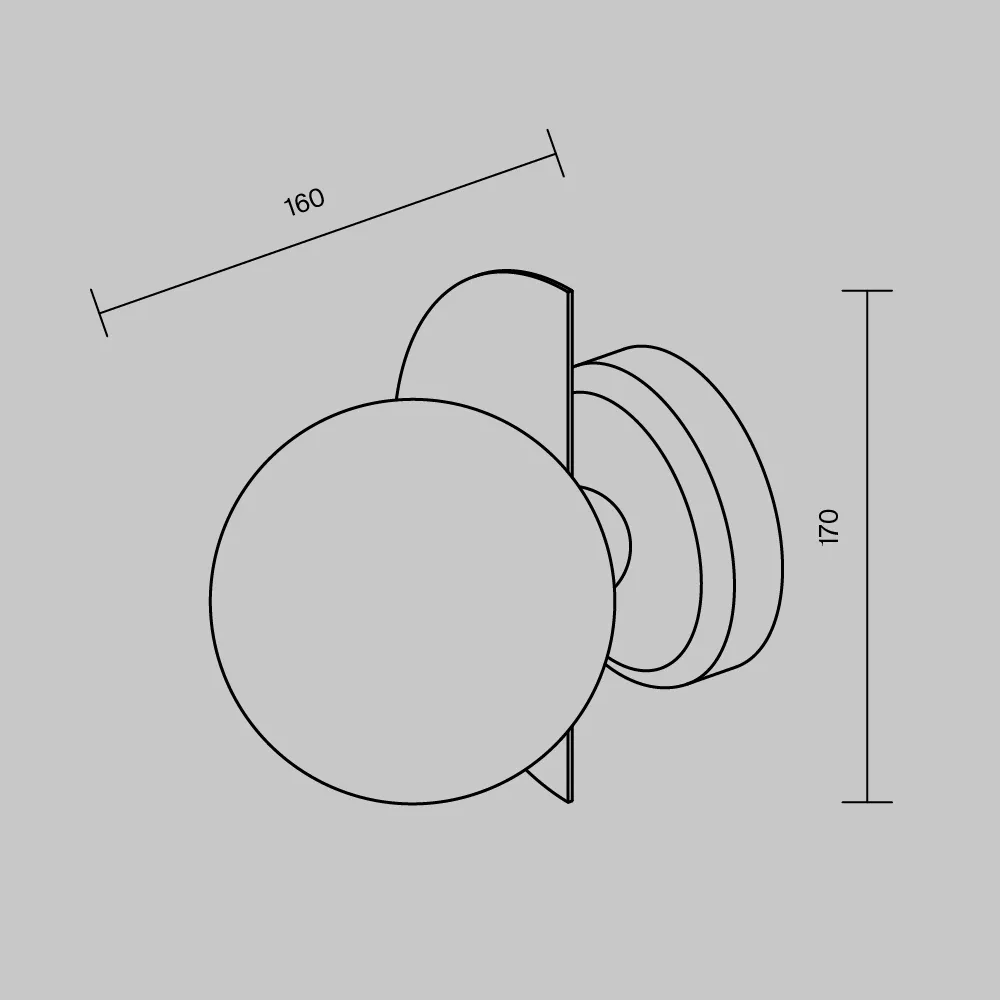 картинка Настенный светильник (бра) Freya FR5391WL-01BS