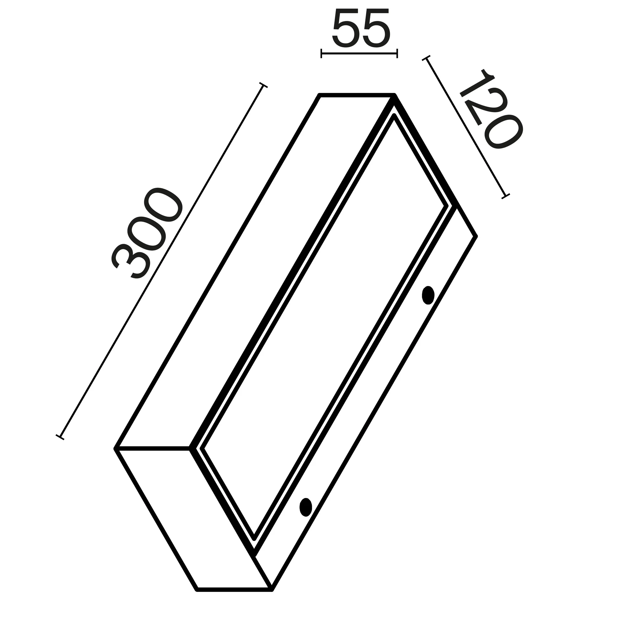картинка Настенный светильник (бра) Outdoor O428WL-L20W3K
