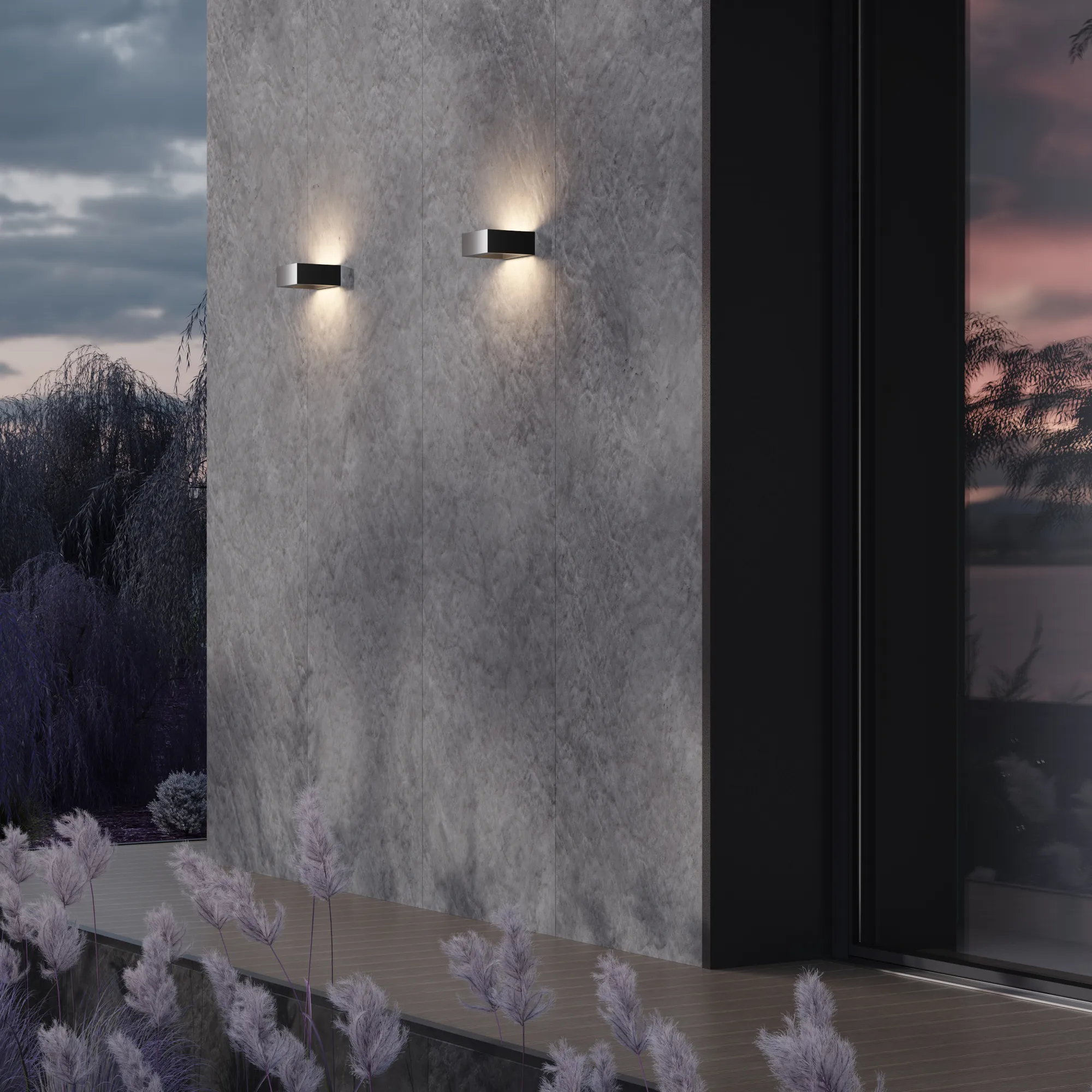 картинка Настенный светильник (бра) Outdoor O464WL-L18GF3K